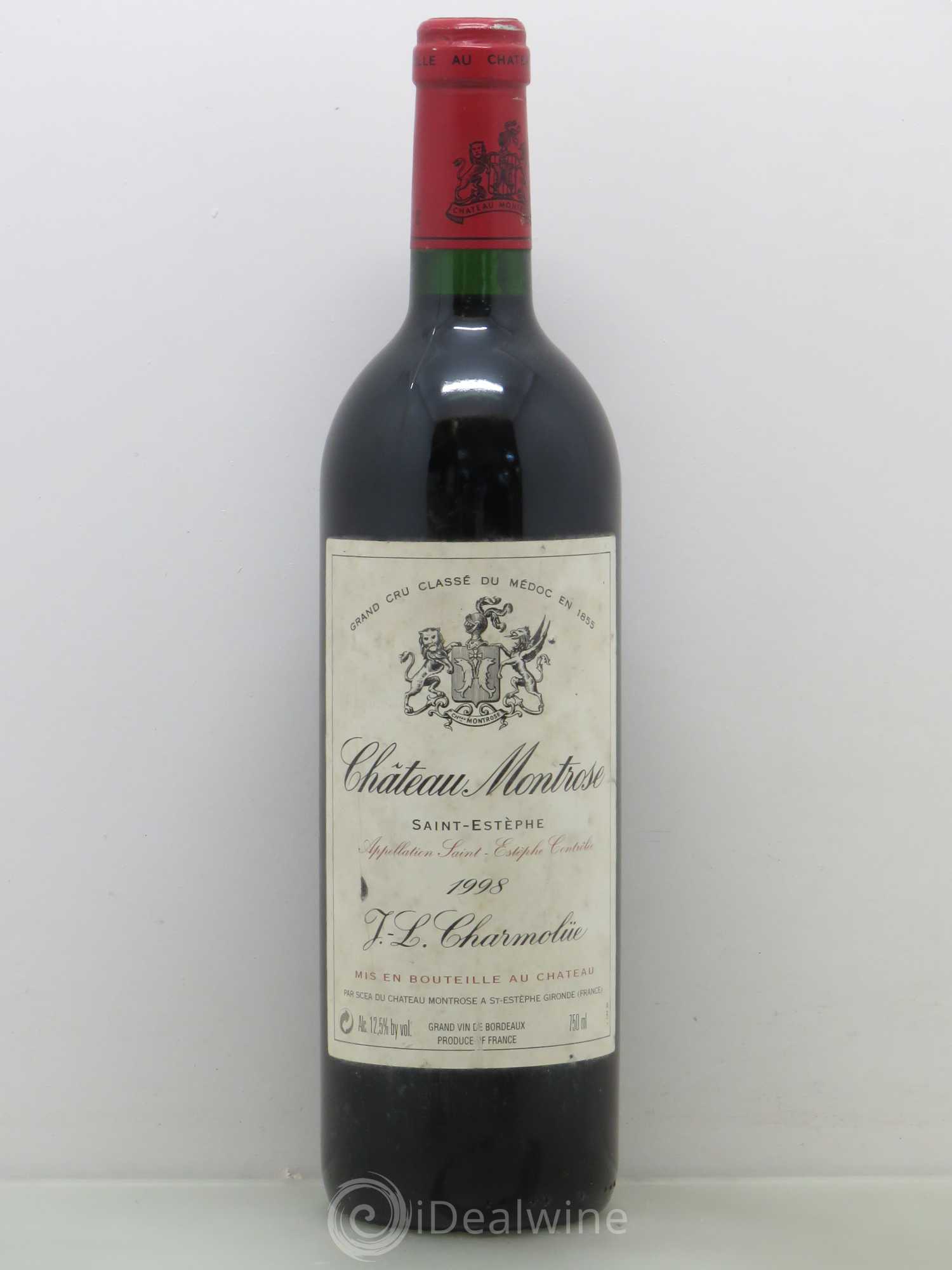 Château Montrose 2ème Grand Cru Classé 1998 - Lot de 1 bouteille - 0