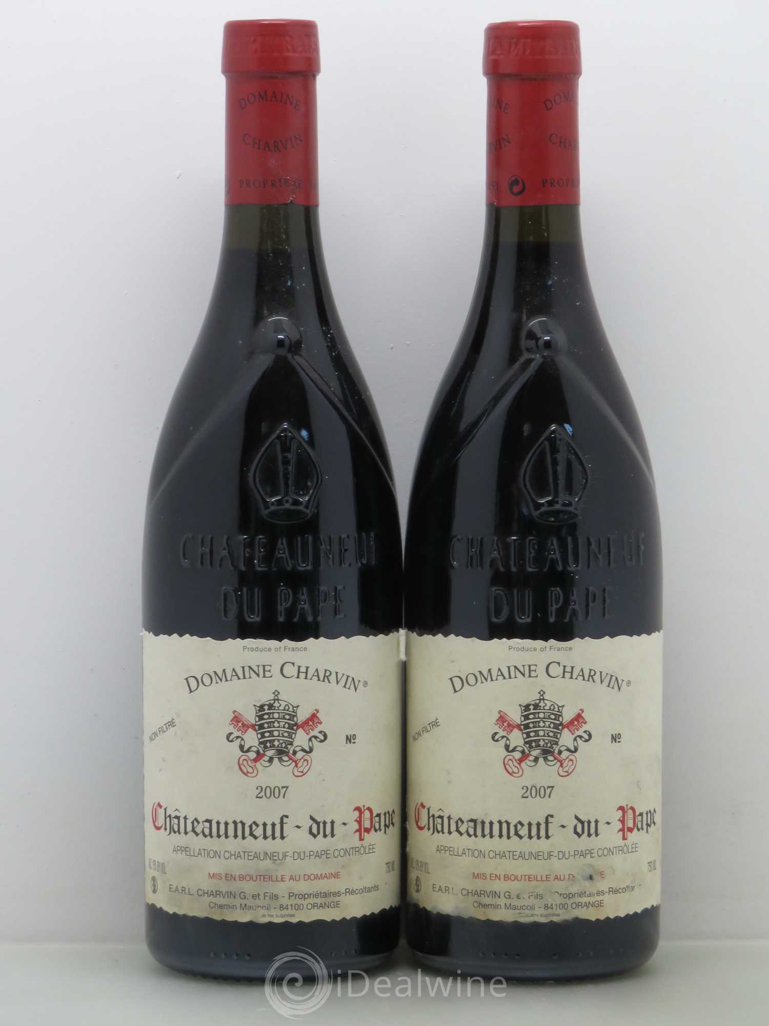 Châteauneuf-du-Pape Charvin (Domaine) 2007 - Lot de 2 bouteilles - 0