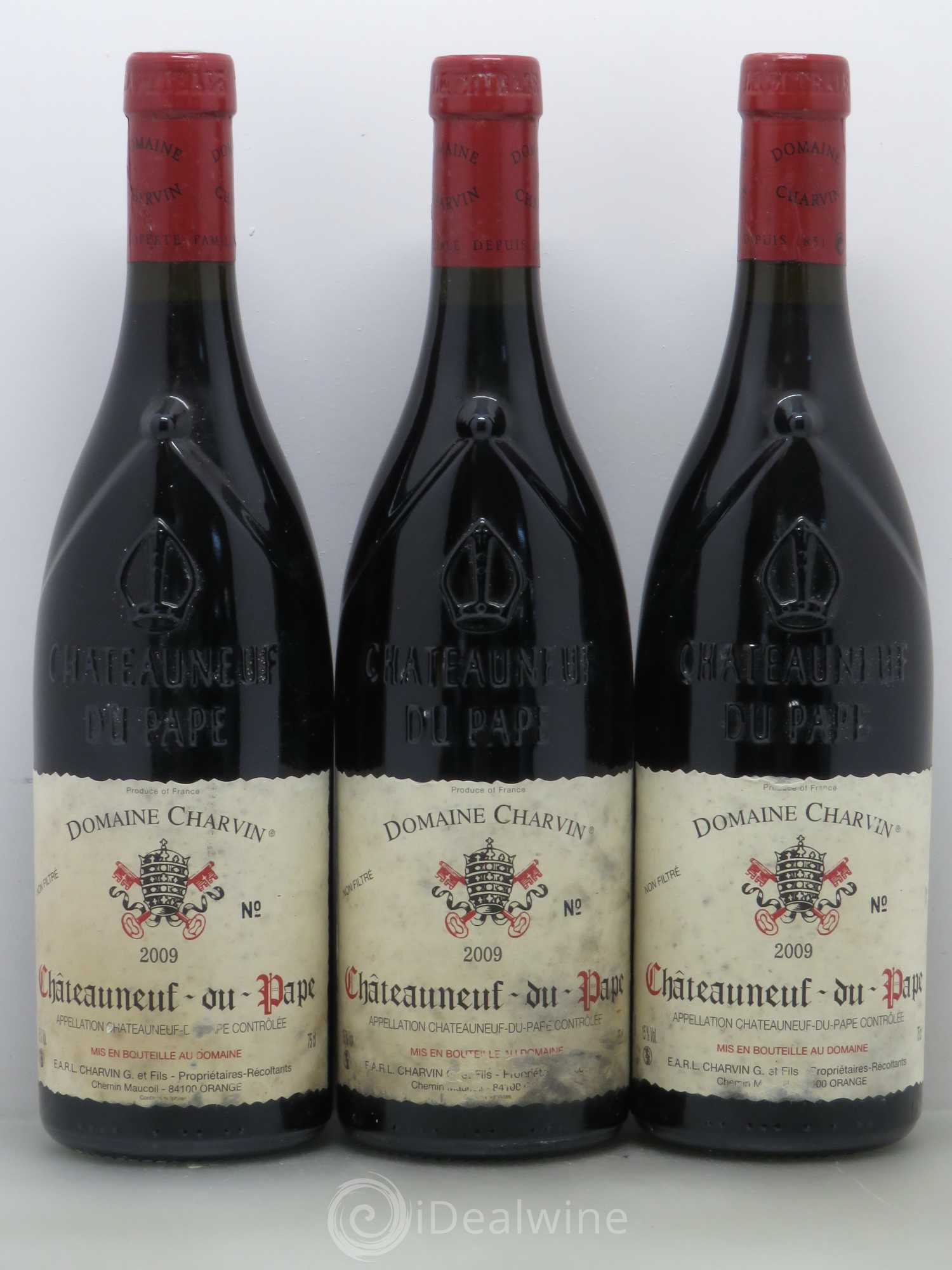 Châteauneuf-du-Pape Charvin (Domaine) 2009 - Lot de 3 bouteilles - 0