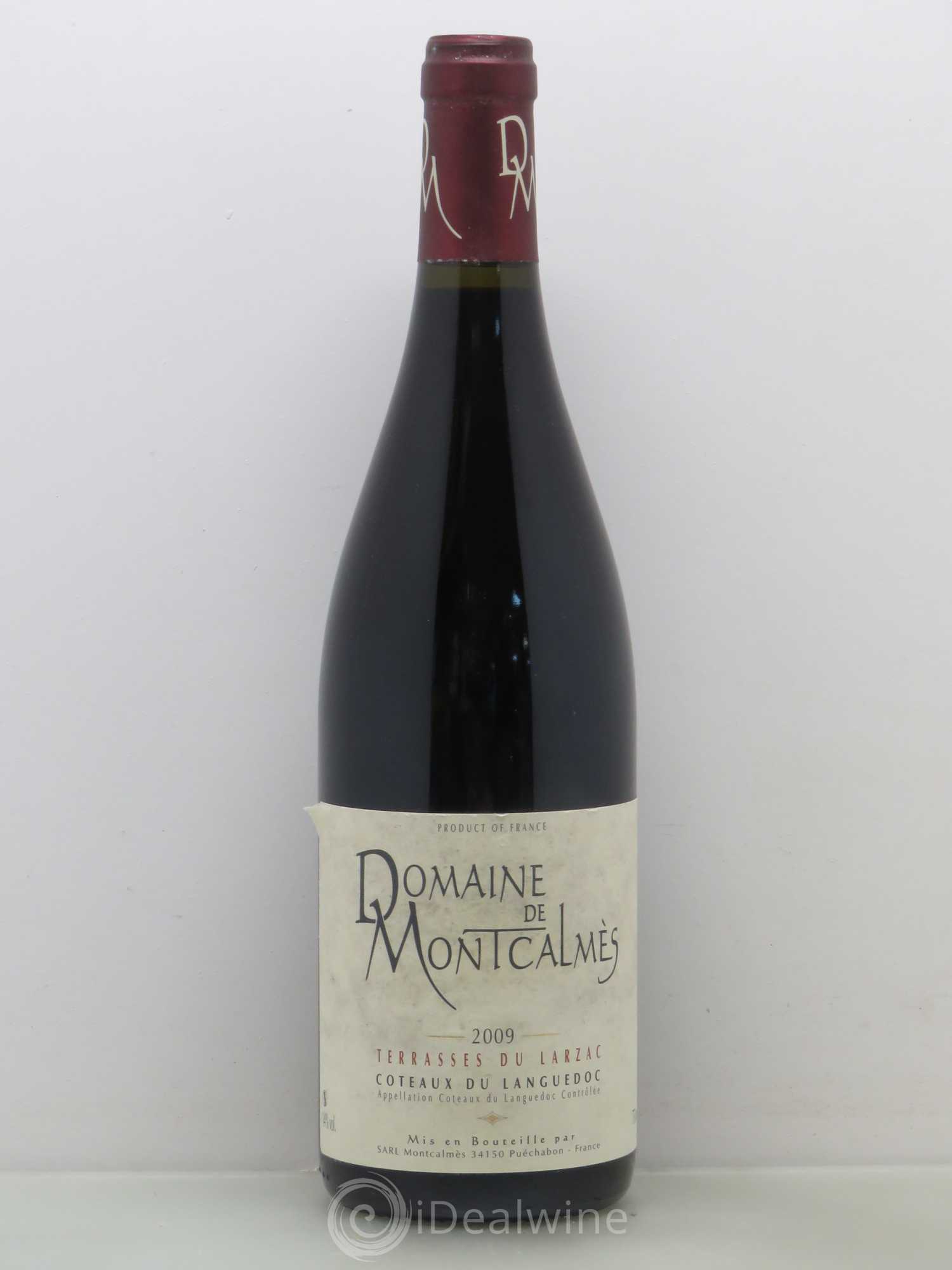 Terrasses du Larzac Domaine de Montcalmès Frédéric Pourtalié 2009 - Lot de 1 bouteille - 0