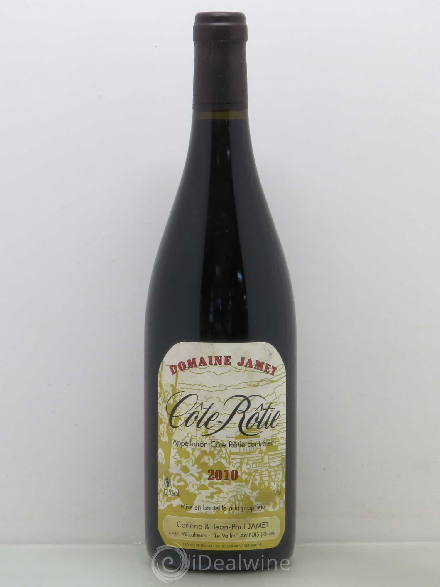 Côte-Rôtie Jamet (Domaine) 2010 - Lot de 1 bouteille - 0