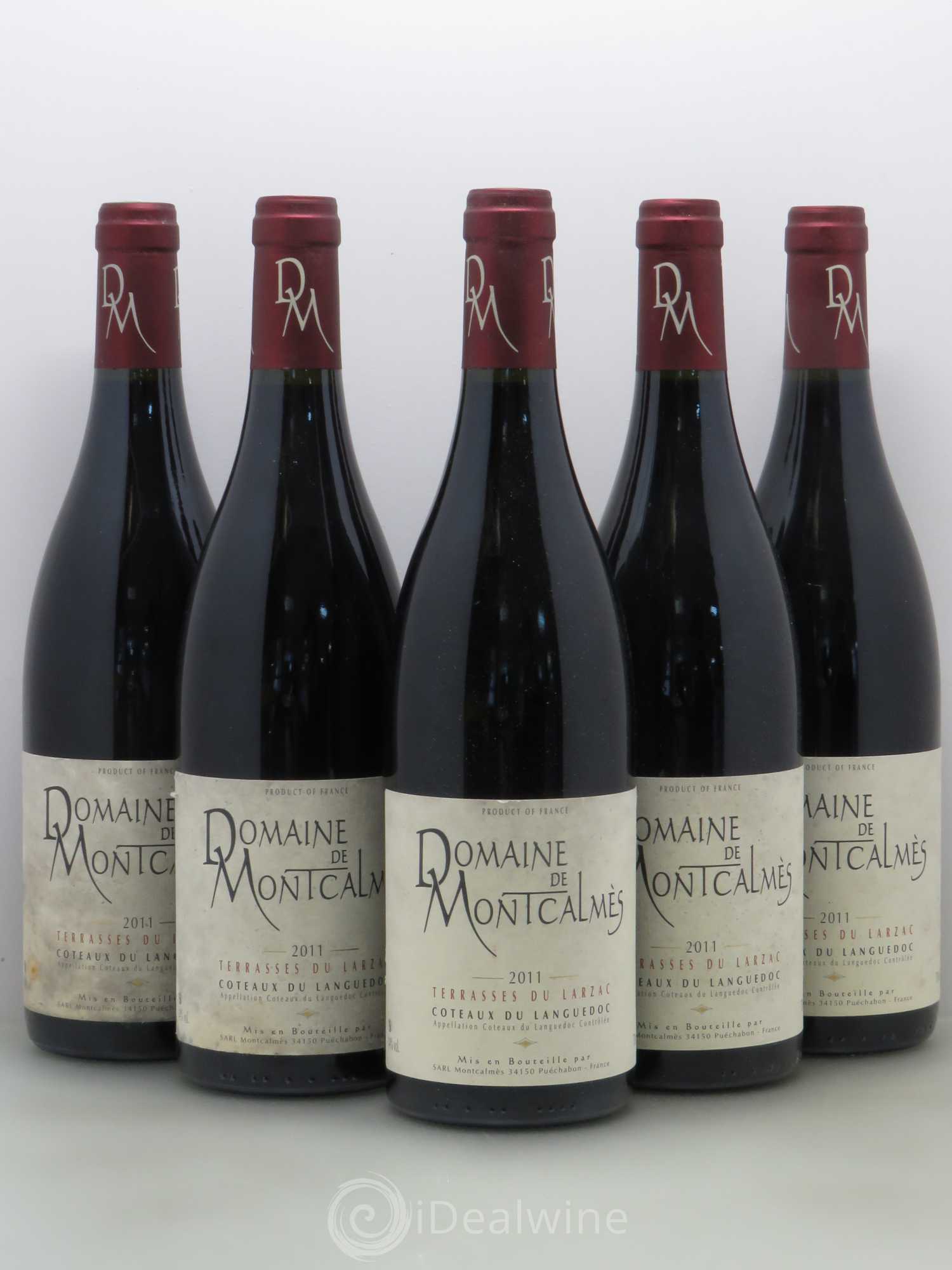 Terrasses du Larzac Domaine de Montcalmès Frédéric Pourtalié 2011 - Lot de 5 bouteilles - 0