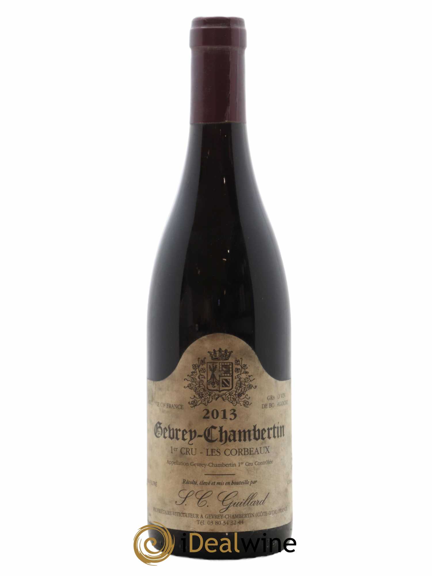 Gevrey-Chambertin 1er Cru Les Corbeaux Domaine Guillard 2013 - Lot de 1 bouteille - 0