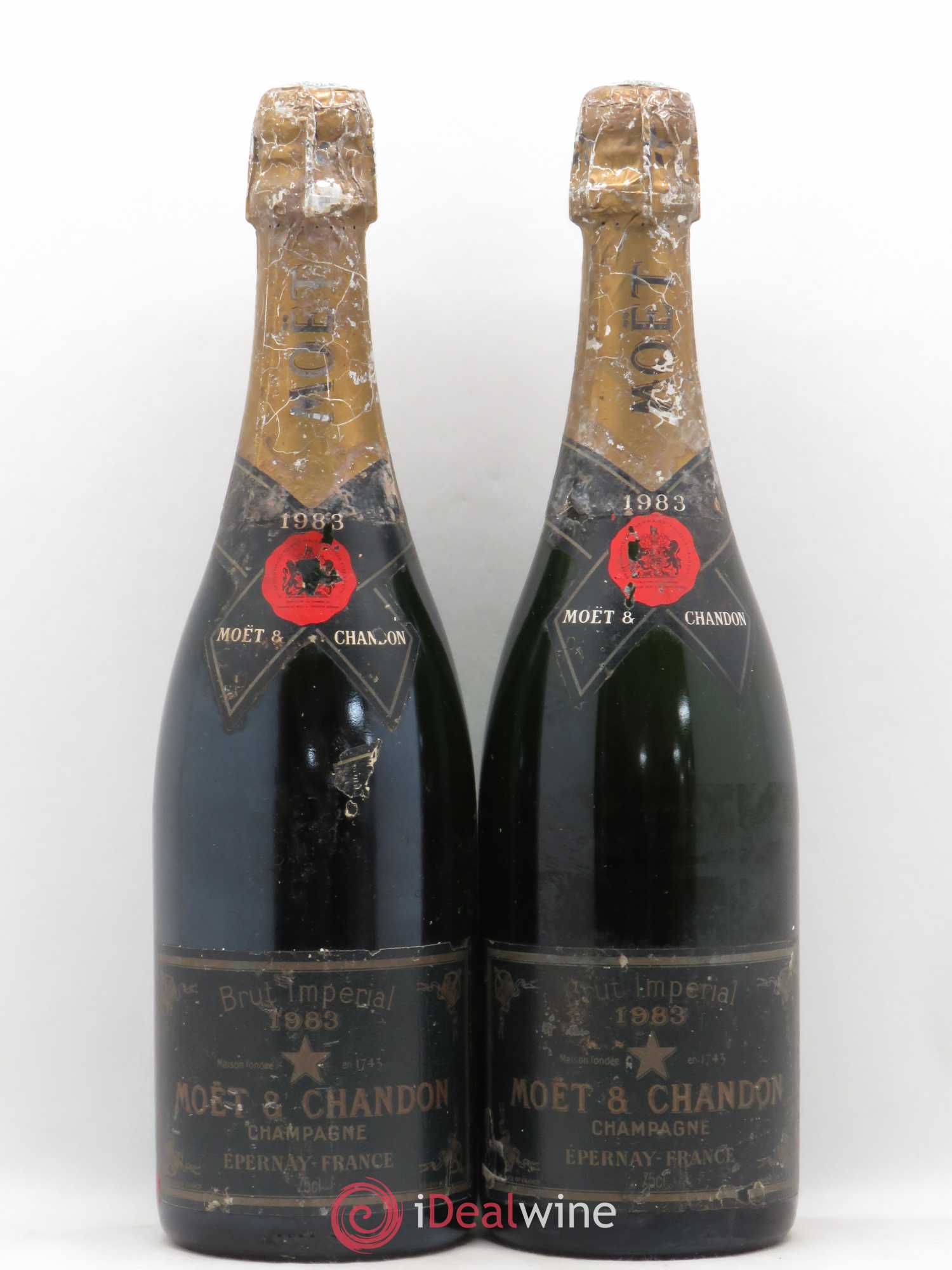 Impérial Brut Moët et Chandon 1983 - Lot de 2 bouteilles - 0