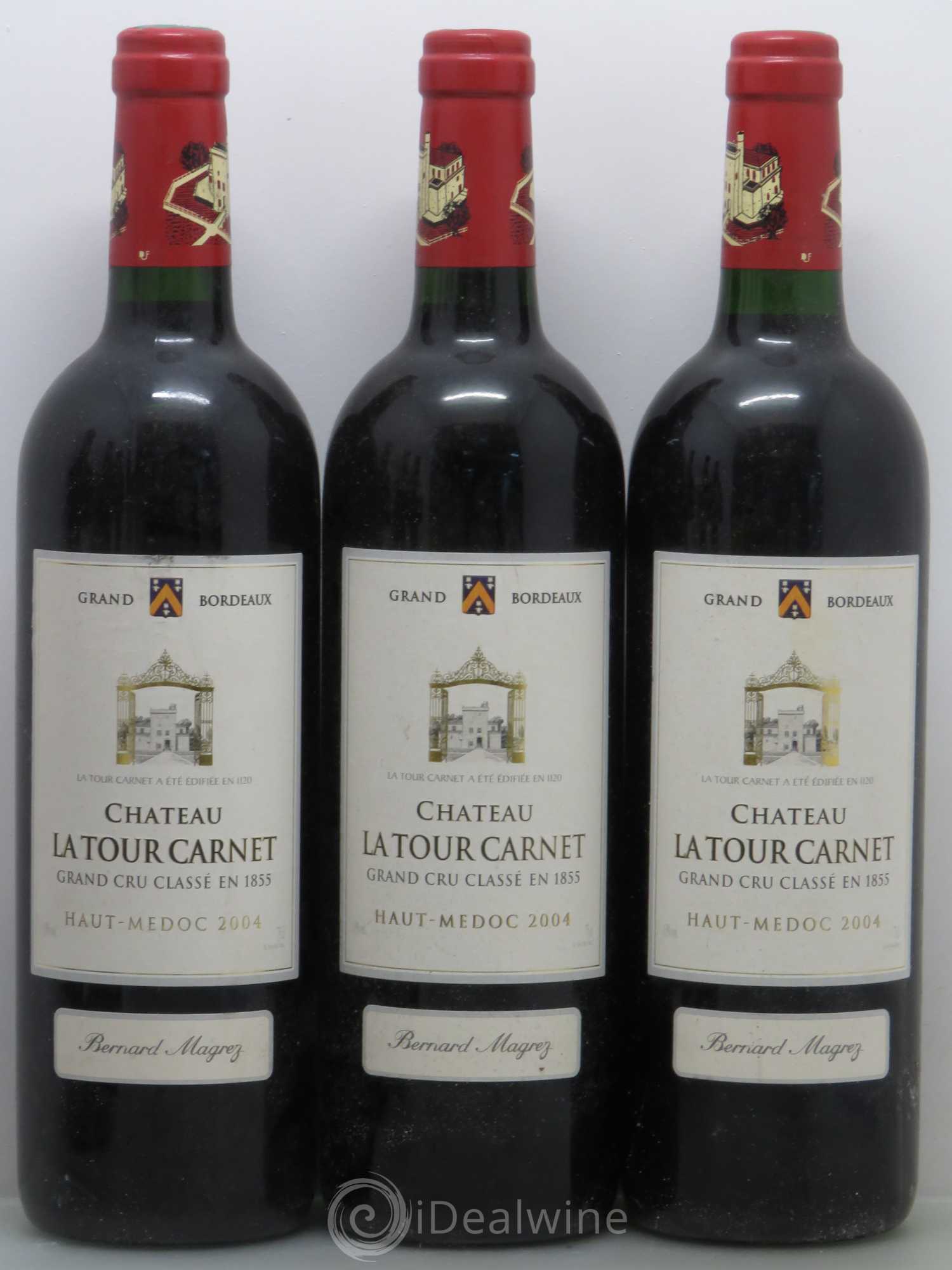 Château la Tour Carnet 4ème Grand Cru Classé 2004 - Lot de 6 bouteilles - 2