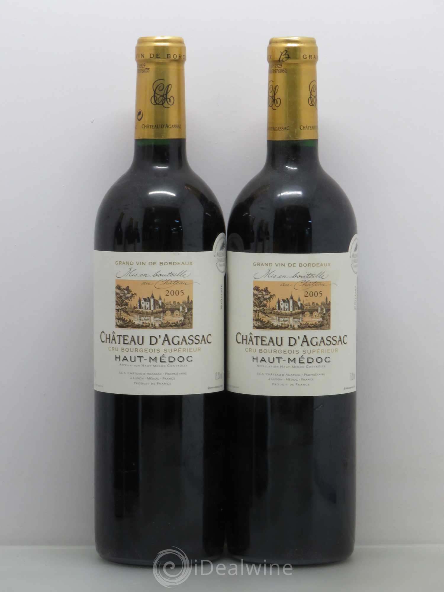 Château d' Agassac Cru Bourgeois 2005 - Lot de 5 bouteilles - 2