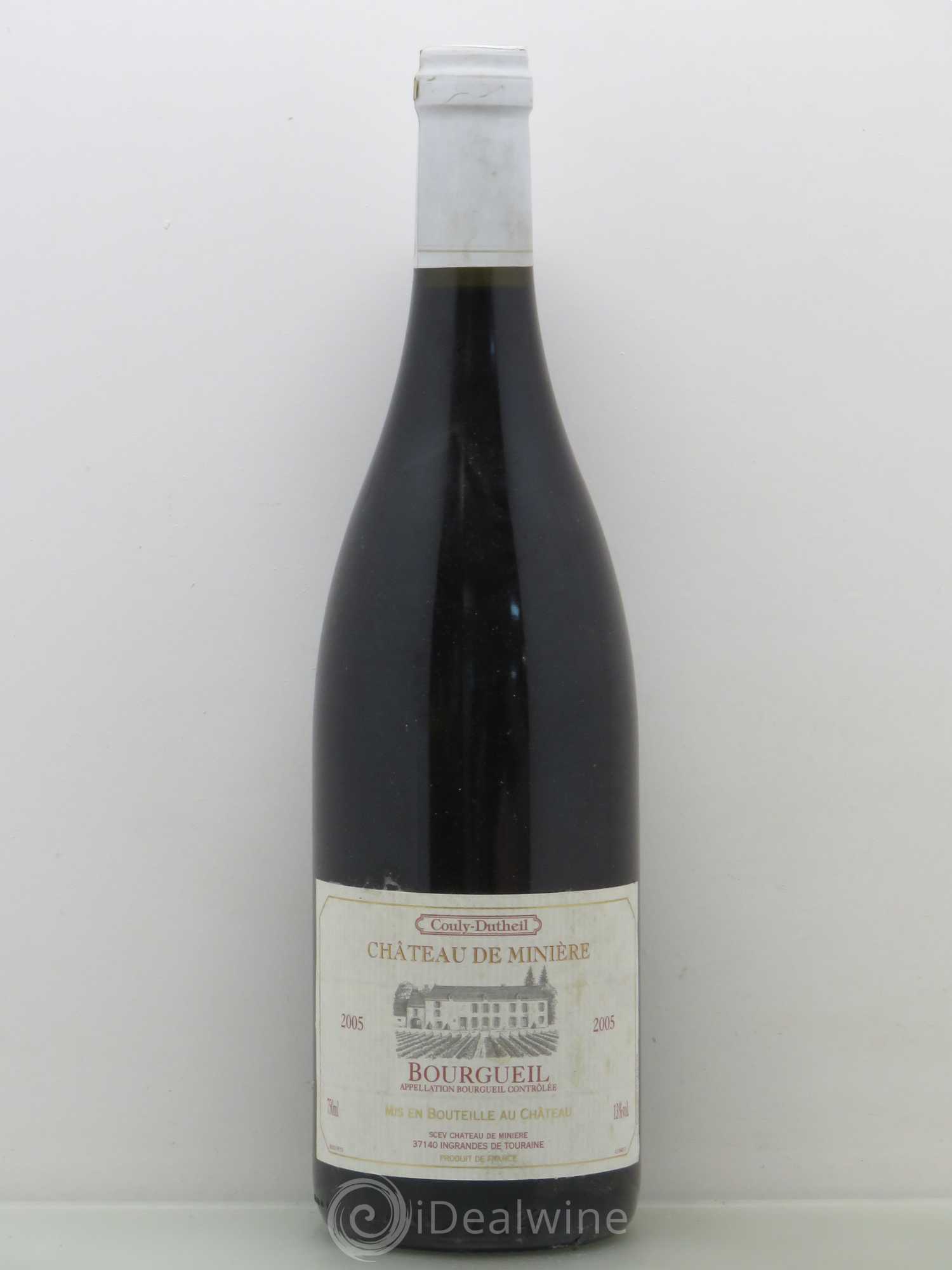 Bourgueil Château de Minière - Couly Dutheil 2005 - Posten von 1 Flasche - 0