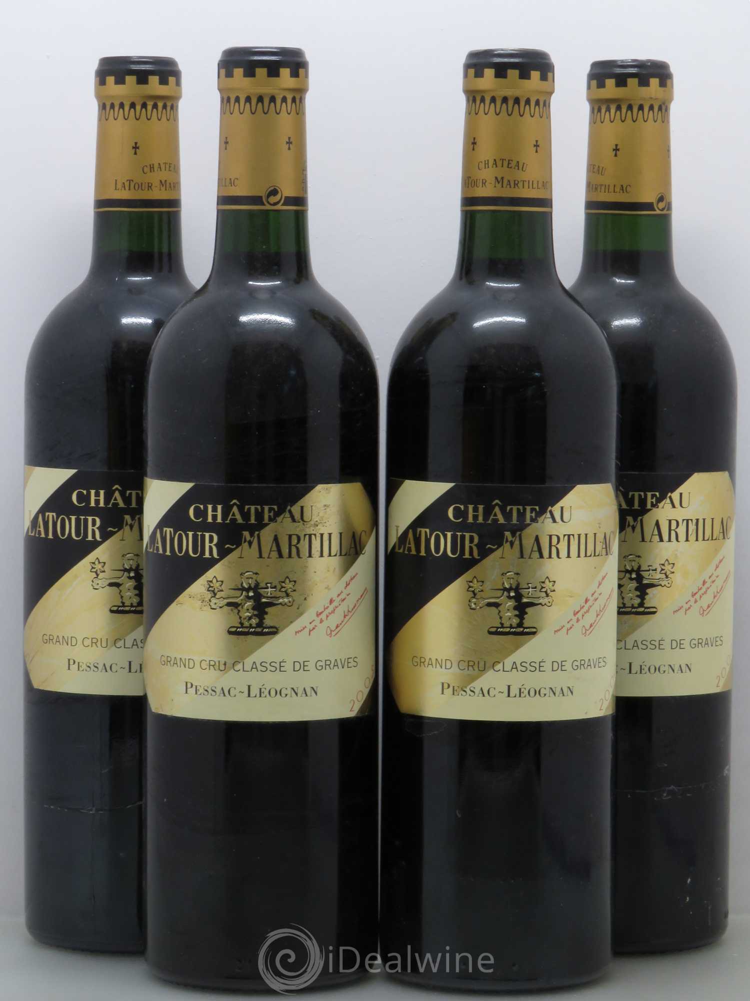 Château Latour-Martillac Cru Classé de Graves 2005 - Lot de 4 bouteilles - 0
