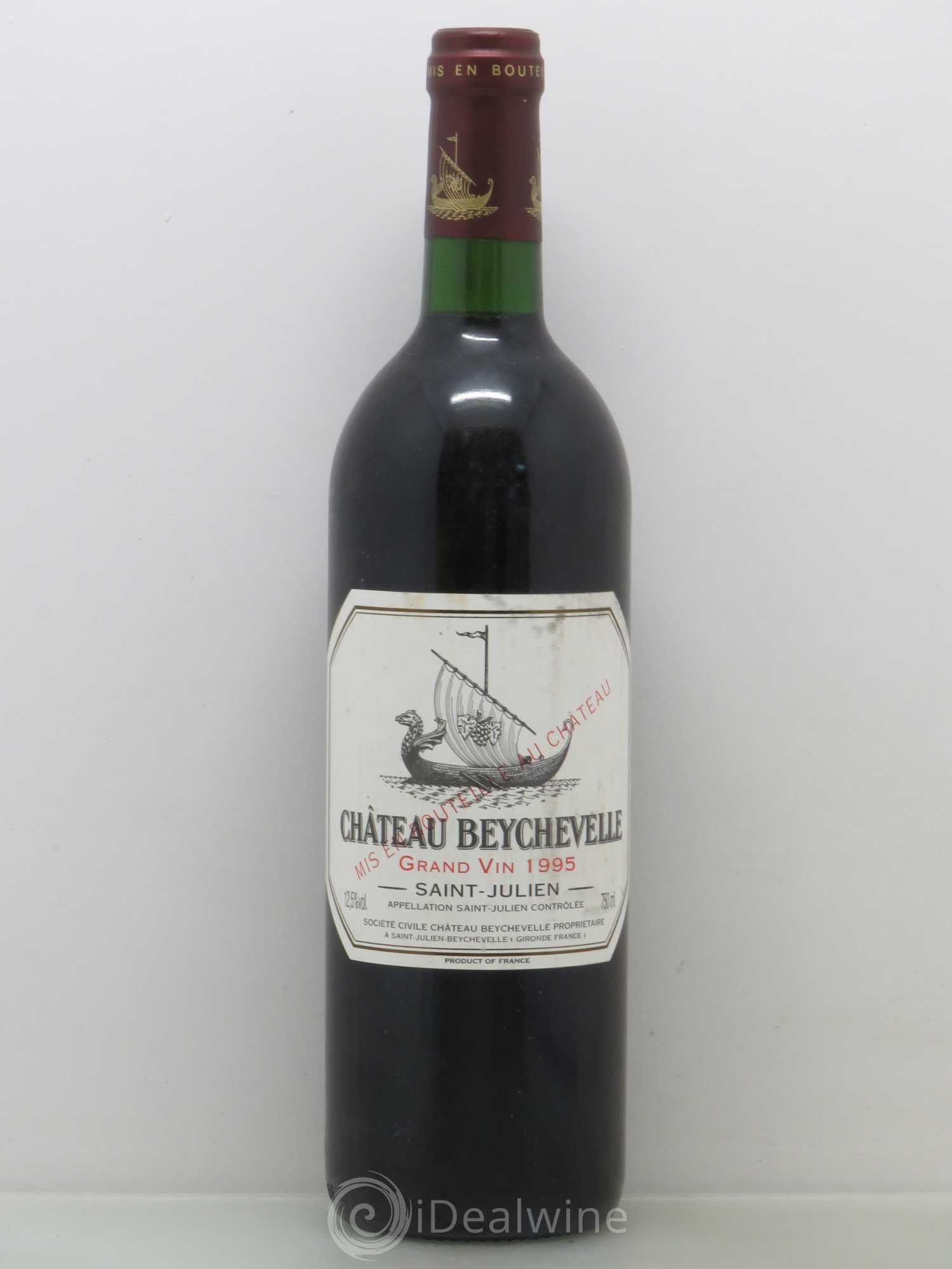 Château Beychevelle 4ème Grand Cru Classé 1995 - Lot de 1 bouteille - 0