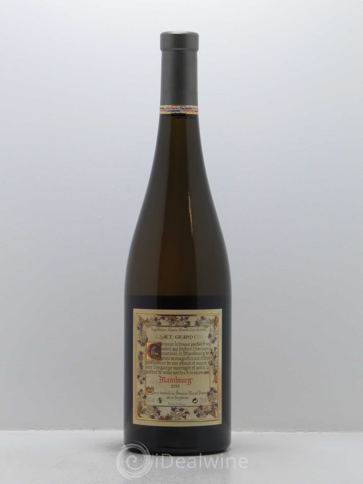 Alsace Grand Cru Mambourg Marcel Deiss (Domaine) 2013 - Lot de 1 bouteille - 1