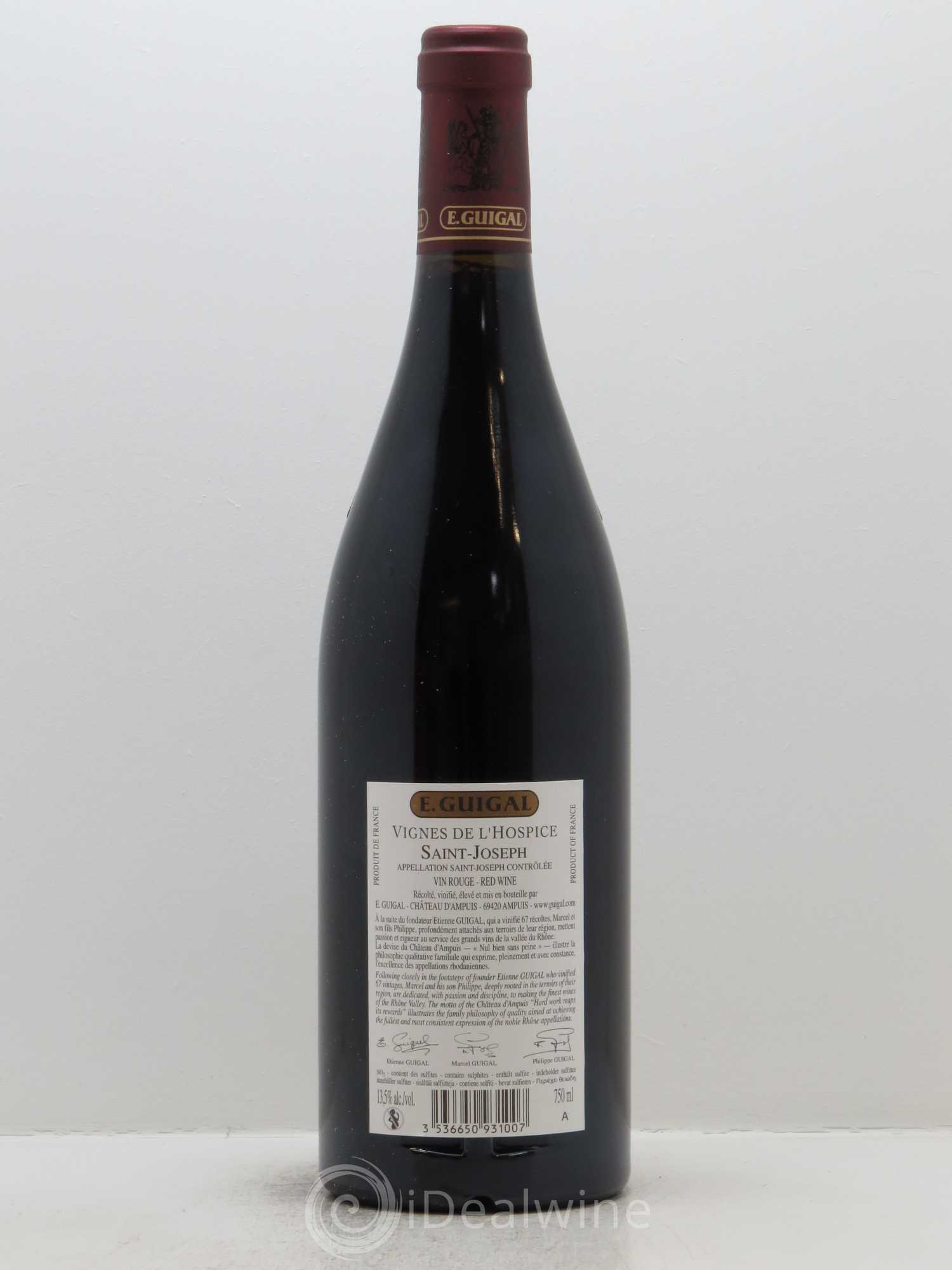 Saint-Joseph Vignes de l'Hospice Guigal 2015 - Lot de 1 bouteille - 1