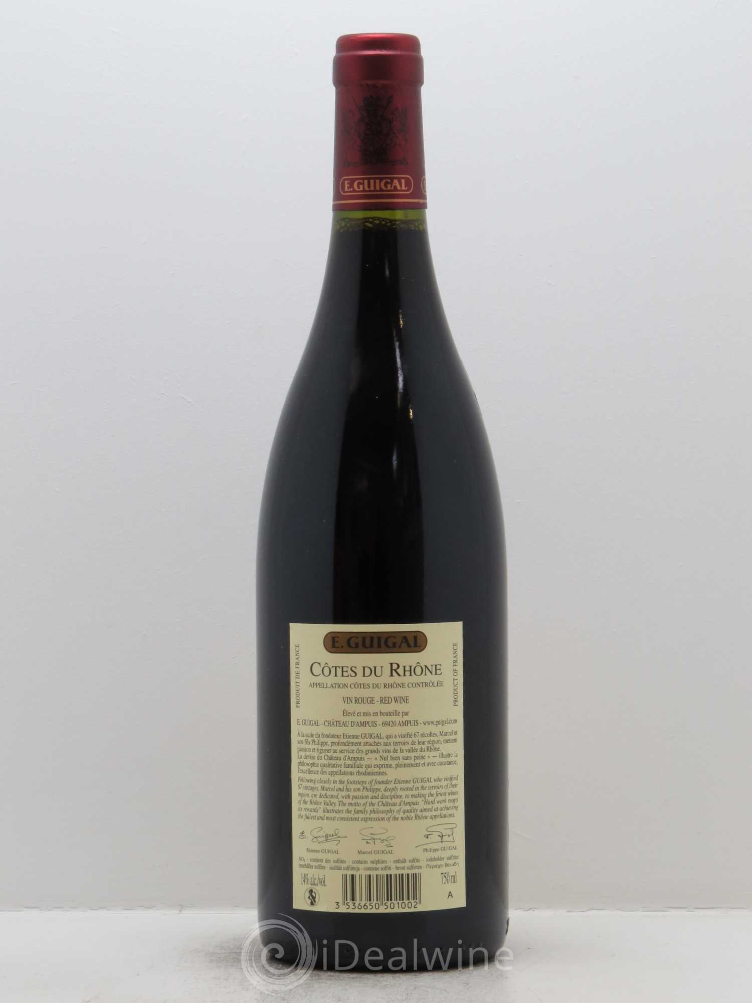 Côtes-du-Rhône Guigal 2010 - Lot de 1 bouteille - 1