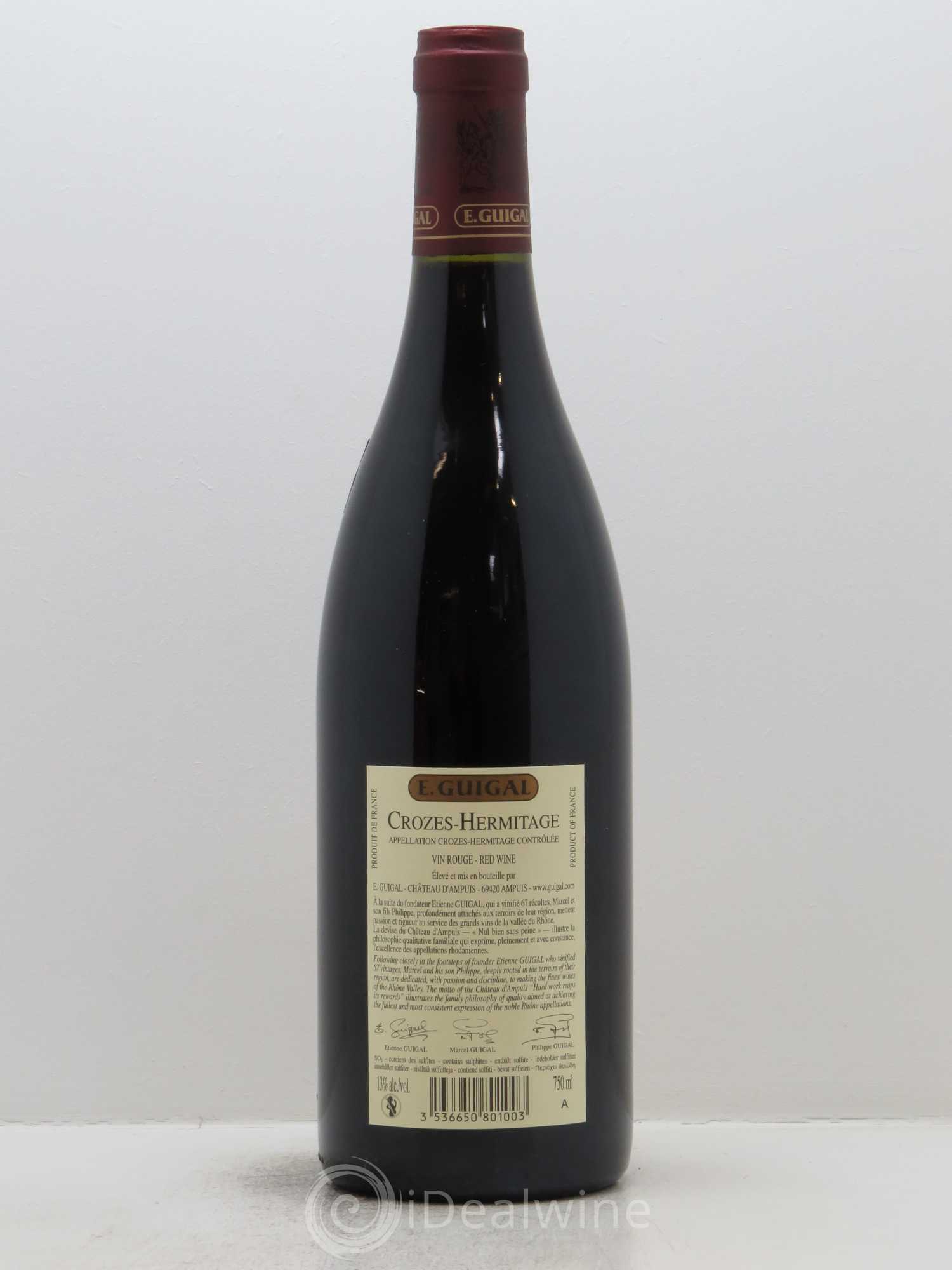 Crozes-Hermitage Guigal 2011 - Lot de 1 bouteille - 1
