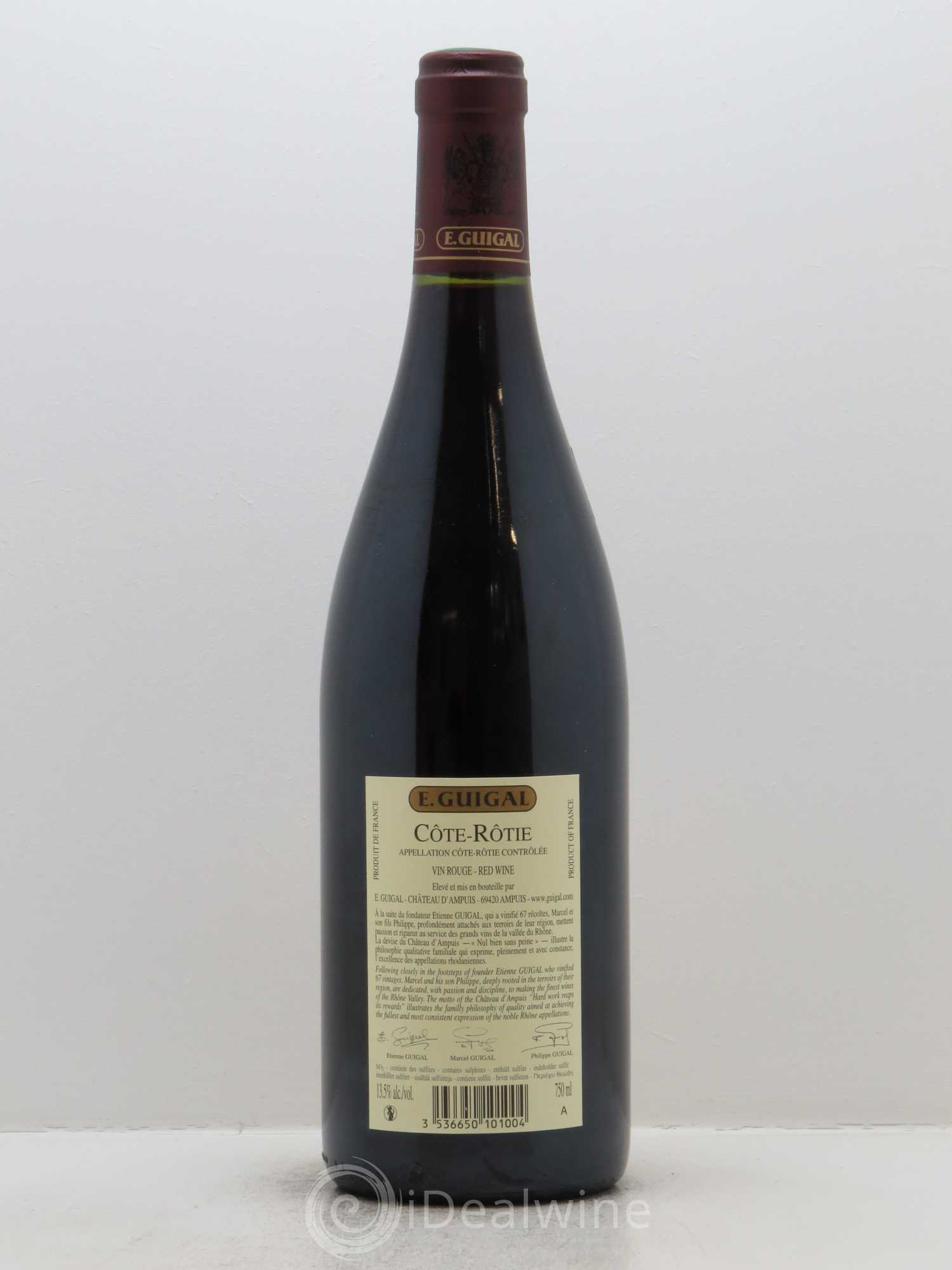 Côte-Rôtie Côtes Brune et Blonde Guigal 2008 - Lot de 1 bouteille - 1