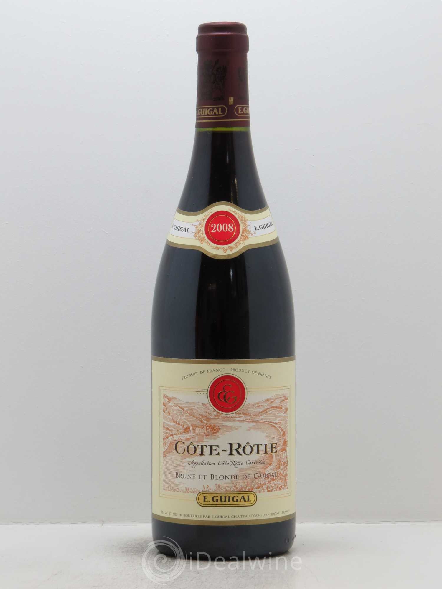 Côte-Rôtie Côtes Brune et Blonde Guigal 2008 - Lot de 1 bouteille - 0