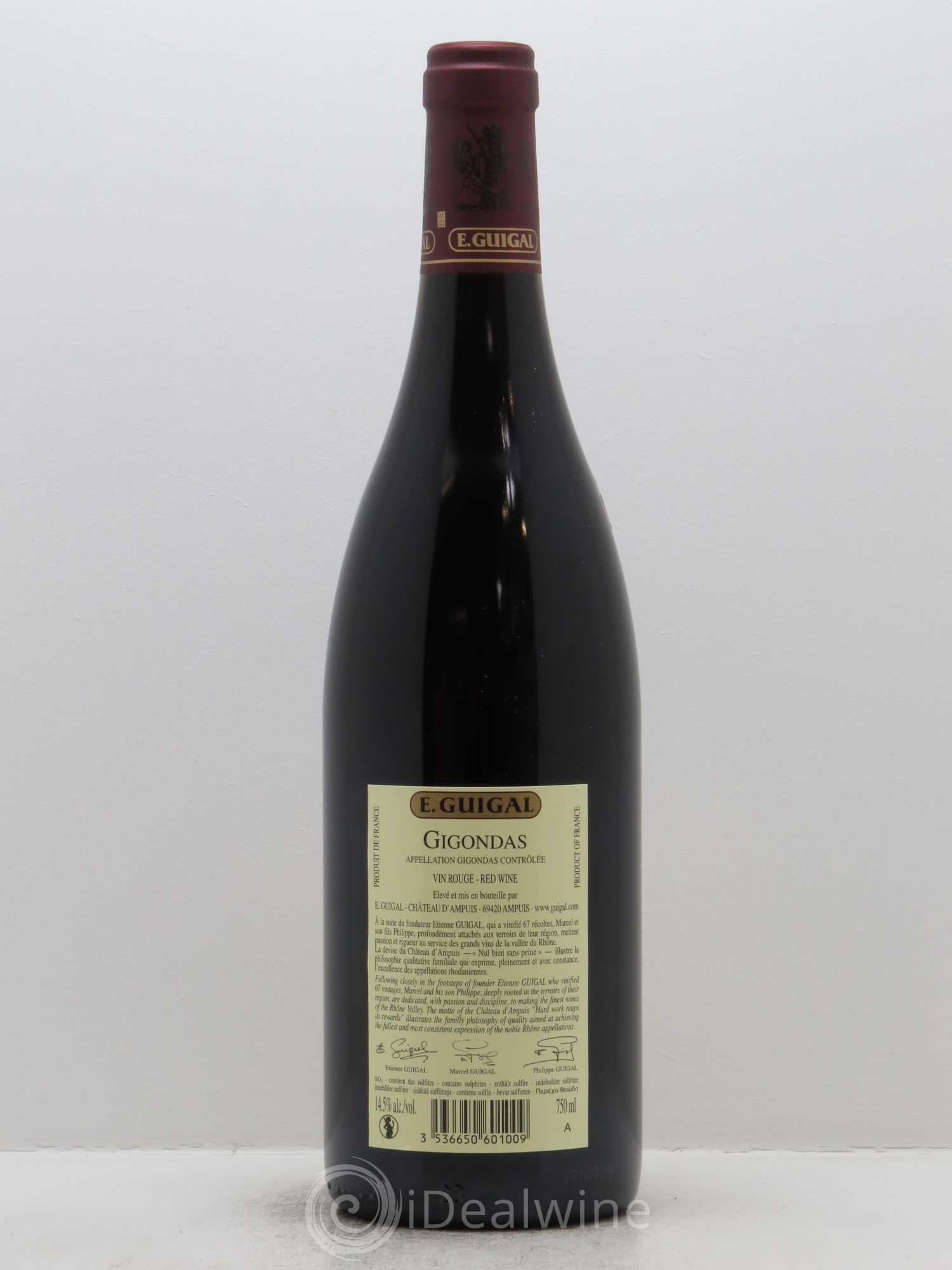 Gigondas Guigal 2014 - Lot de 1 bouteille - 1