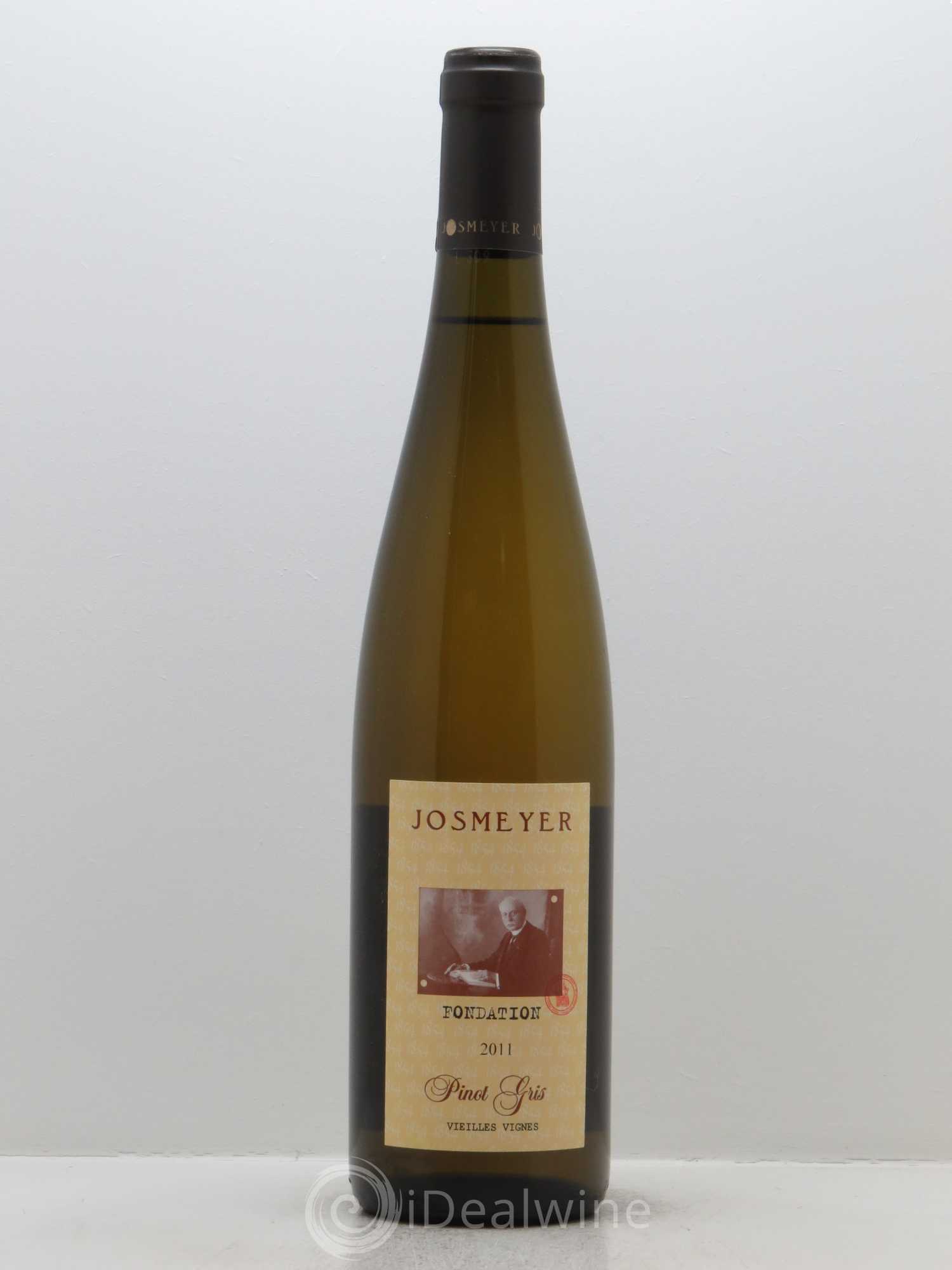 Alsace Pinot Gris 1854 Fondation Josmeyer (Domaine) 2011 - Lot de 1 bouteille - 0
