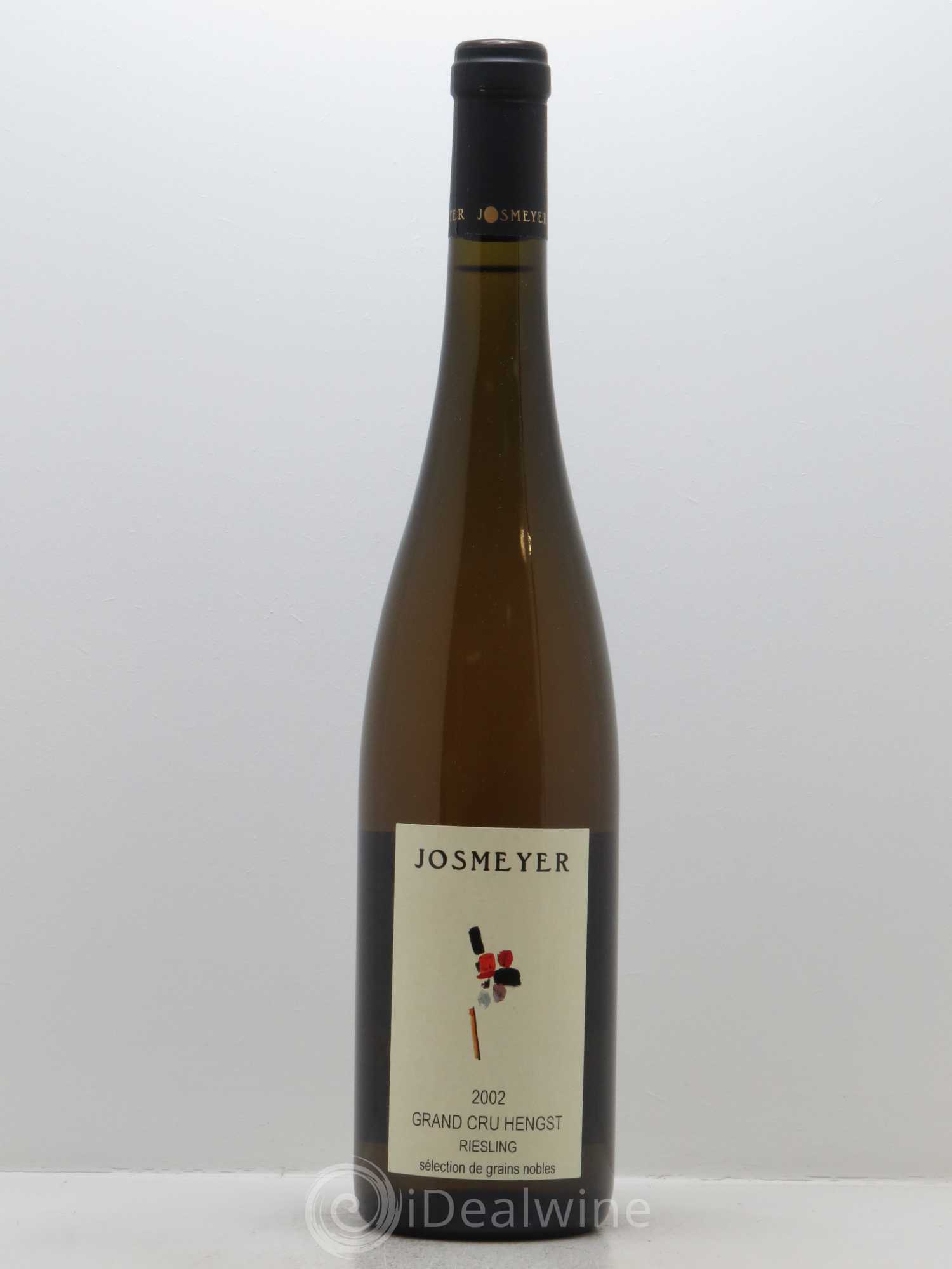Alsace Riesling Grand Cru Hengst Sélection de Grains Nobles Josmeyer (Domaine) 2002 - Lot de 1 bouteille - 0