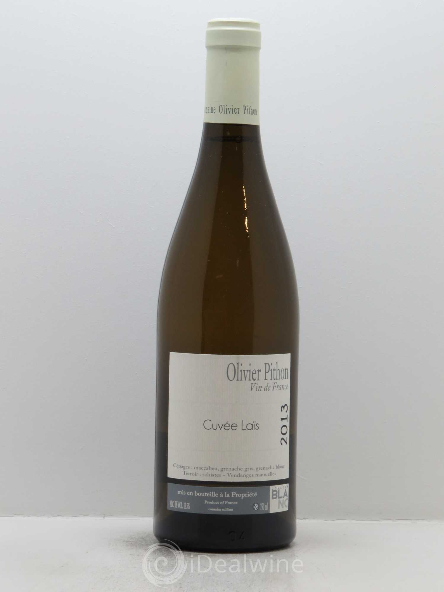 Côtes du Roussillon Olivier Pithon Laïs 2013 - Lot de 1 bouteille - 0