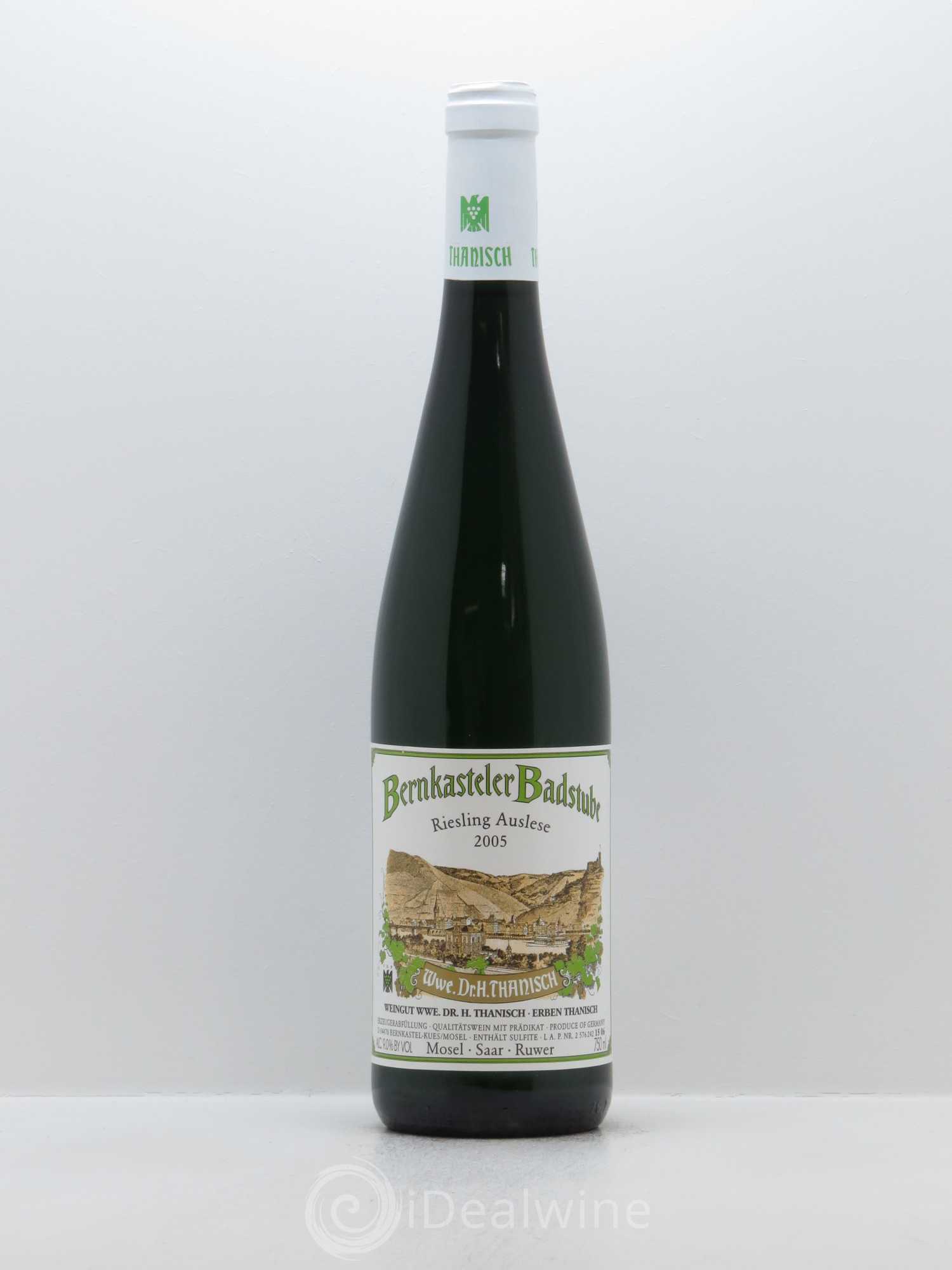 Riesling Dr. H. Thanisch Bernkasteler Badstube Auslese 2005 - Lot de 1 bouteille - 0