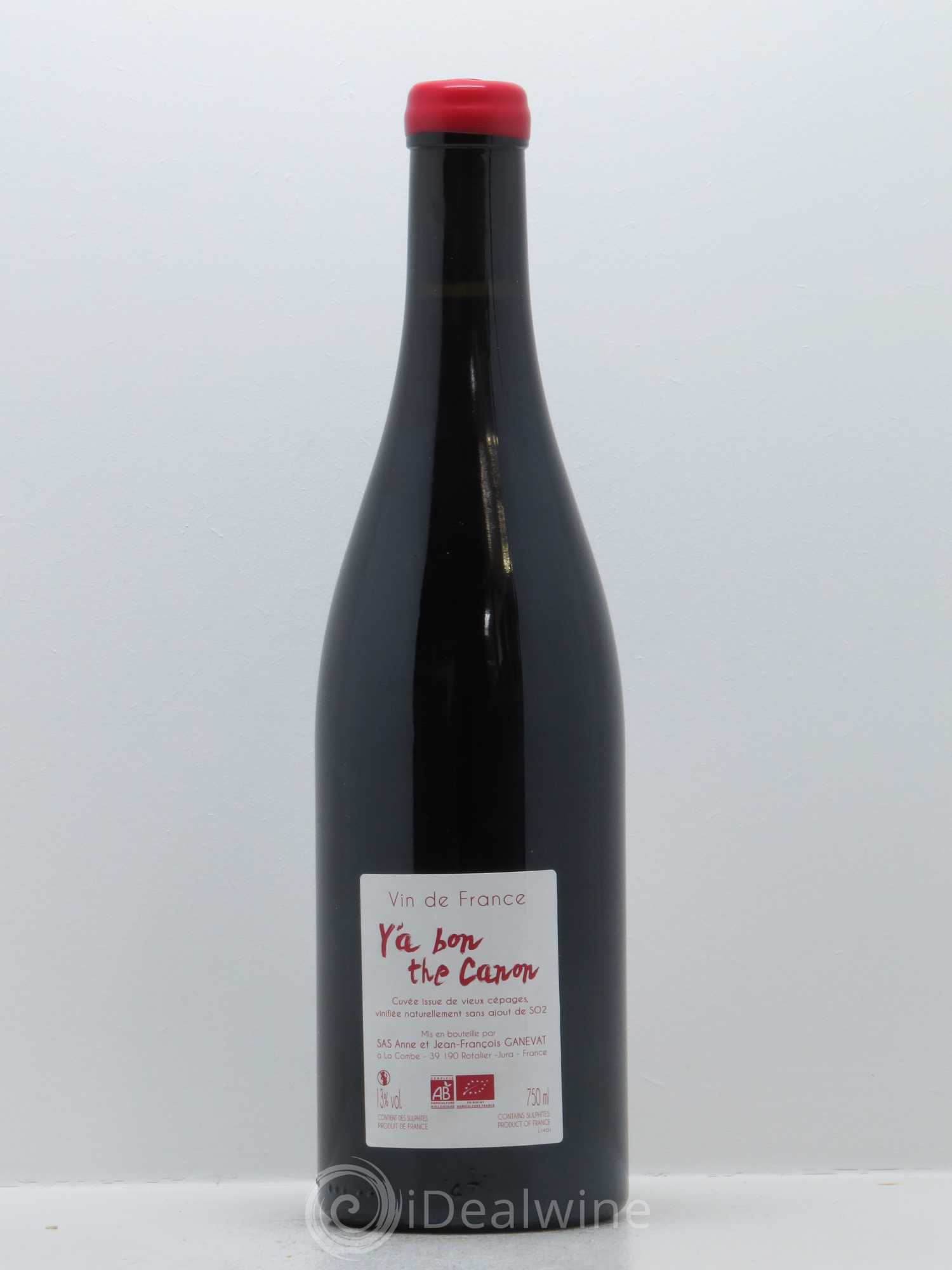 Vin de France Y'a bon the Canon Anne et Jean François Ganevat - Lot de 1 bouteille - 1