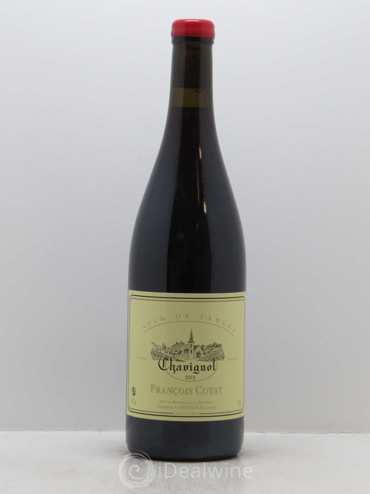 Vin de table - Chavignol François Cotat 2013 - Lot de 1 bouteille - 0