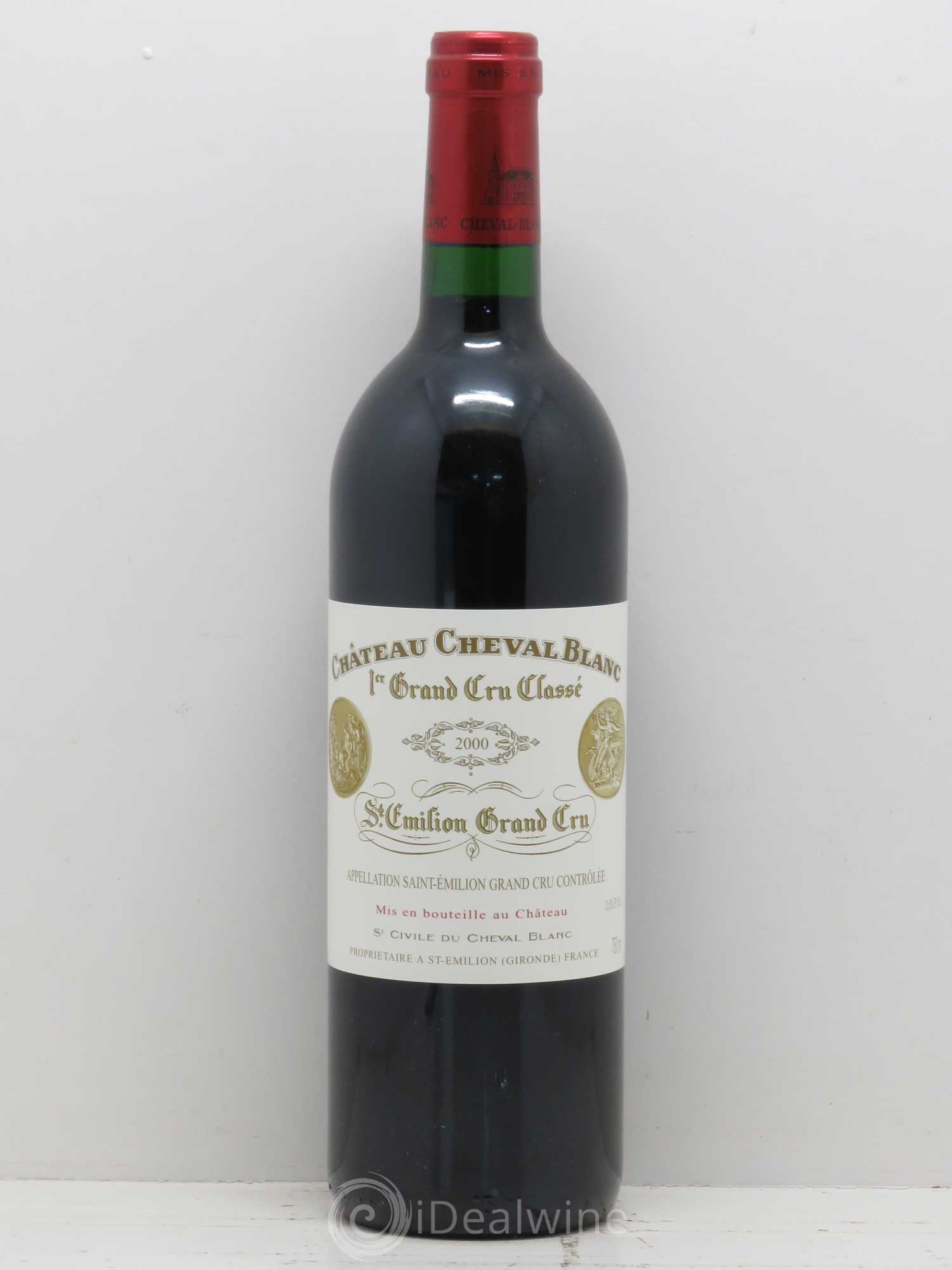 Château Cheval Blanc 1er Grand Cru Classé A 2000 - Lot de 1 bouteille - 0