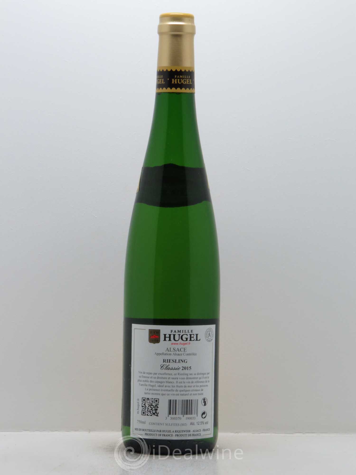 Riesling Classic Hugel (Domaine) 2015 - Posten von 1 Flasche - 1