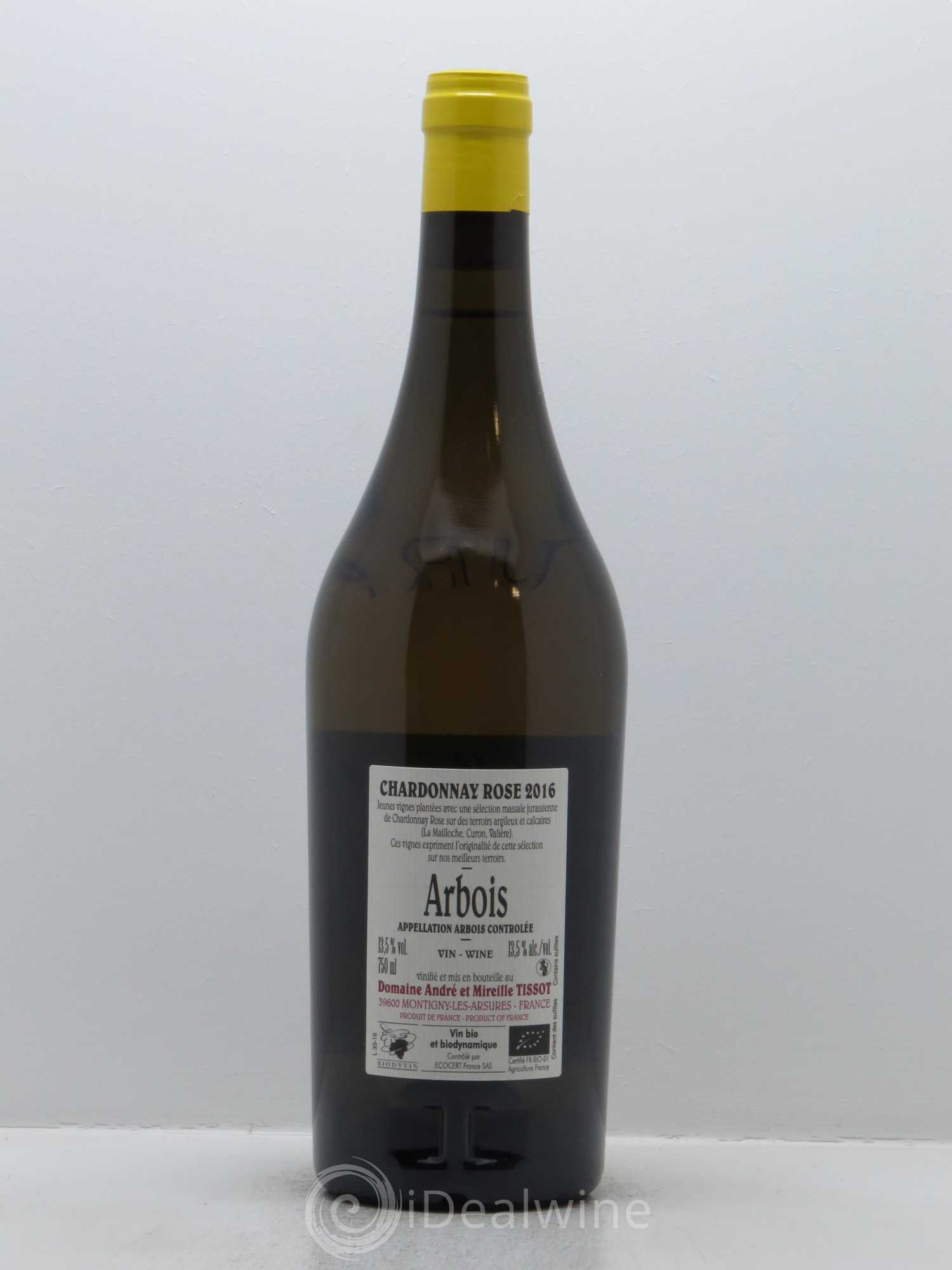 Arbois Rose Massale Bénédicte et Stéphane Tissot 2016 - Lot de 1 bouteille - 1