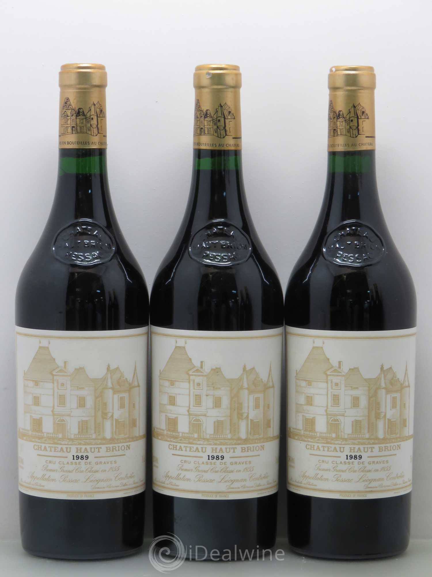 Château Haut Brion 1er Grand Cru Classé 1989 - Lot de 5 bouteilles - 1