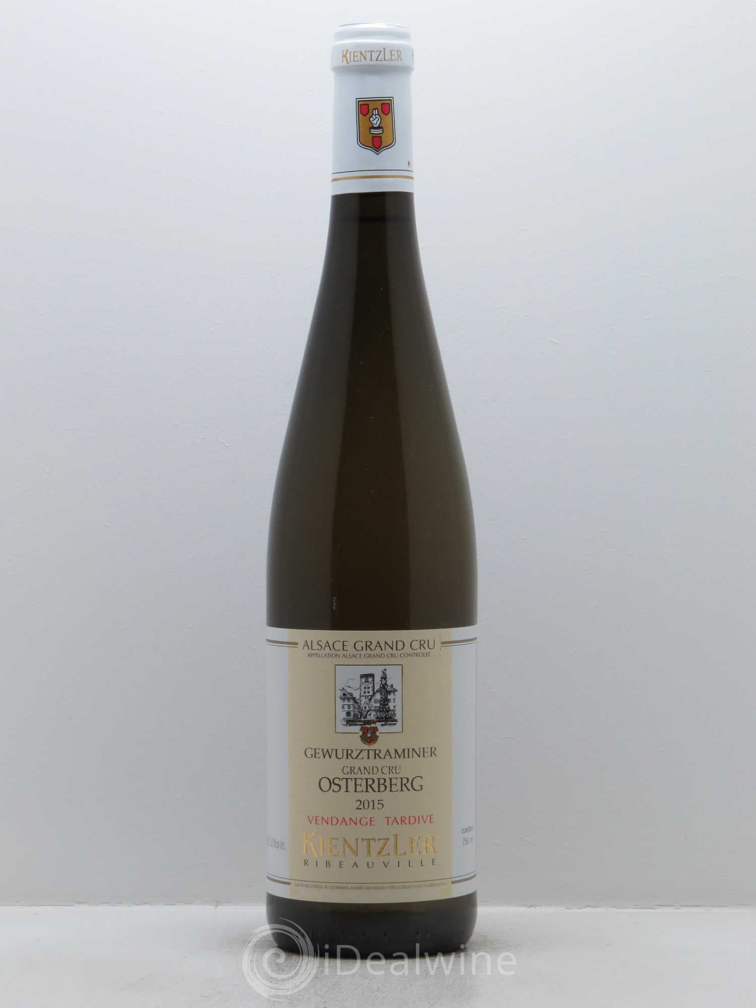 Alsace Gewurztraminer Grand Cru Osterberg Vendanges Tardives Kientzler 2015 - Lotto di 1 bottiglia - 0