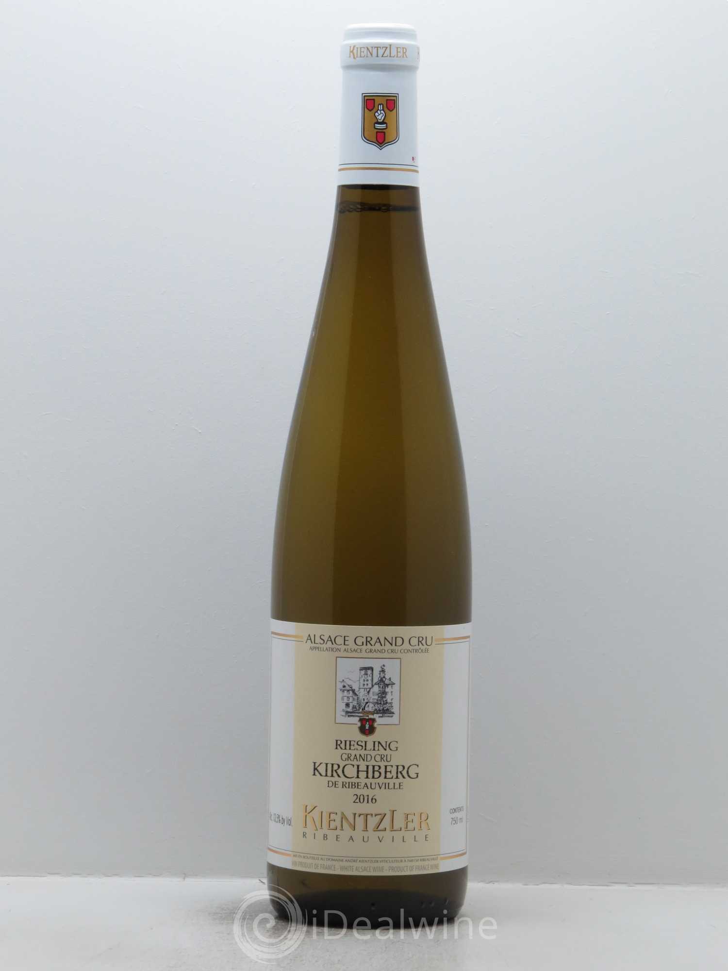 Alsace Riesling Grand Cru Kirchberg De Ribeauvillé Kientzler 2016 - Lot de 1 bouteille - 0