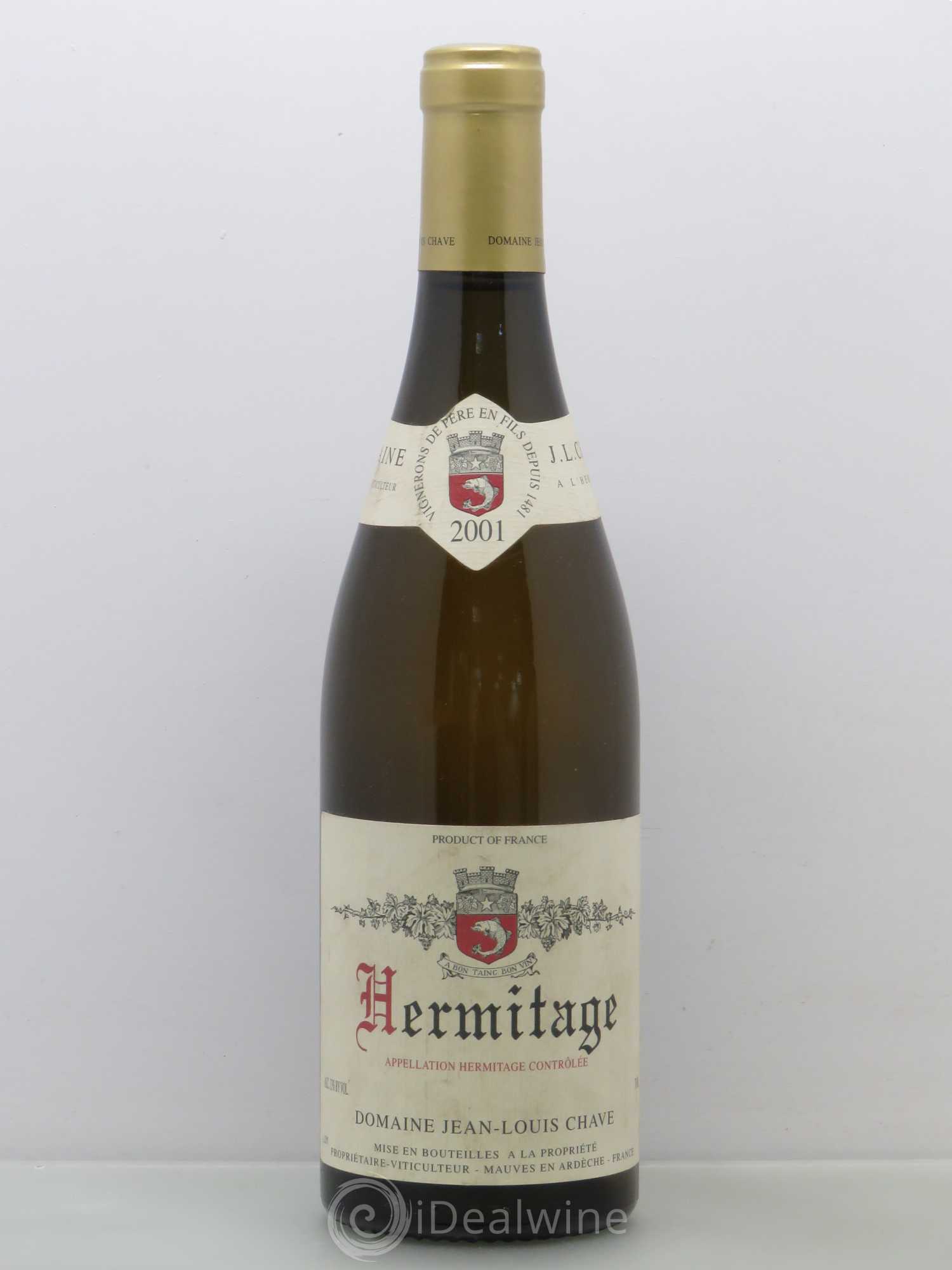 Hermitage Jean-Louis Chave 2001 - Lot de 1 bouteille - 0