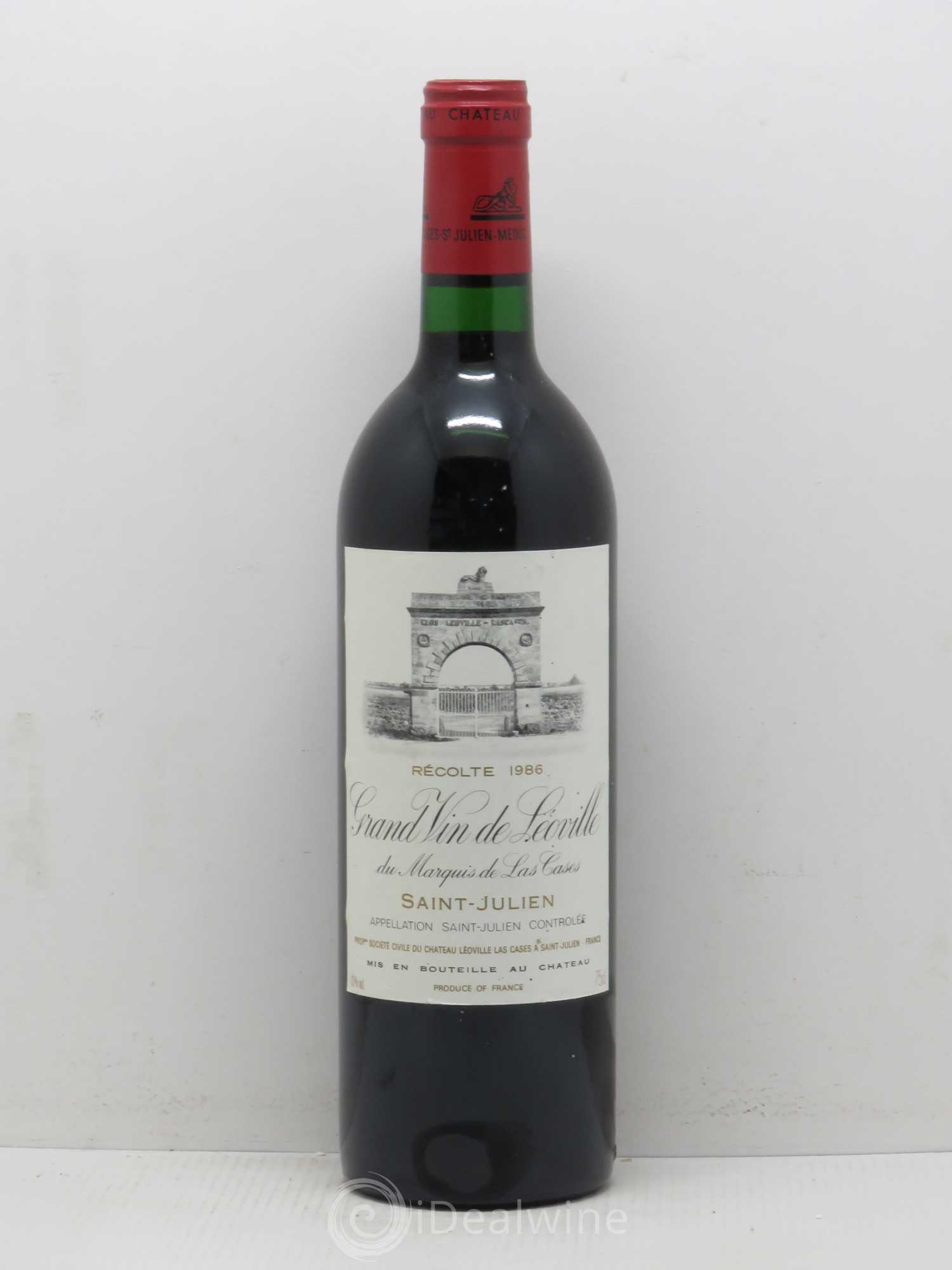 Château Léoville Las Cases 2ème Grand Cru Classé 1986 - Lot de 1 bouteille - 0