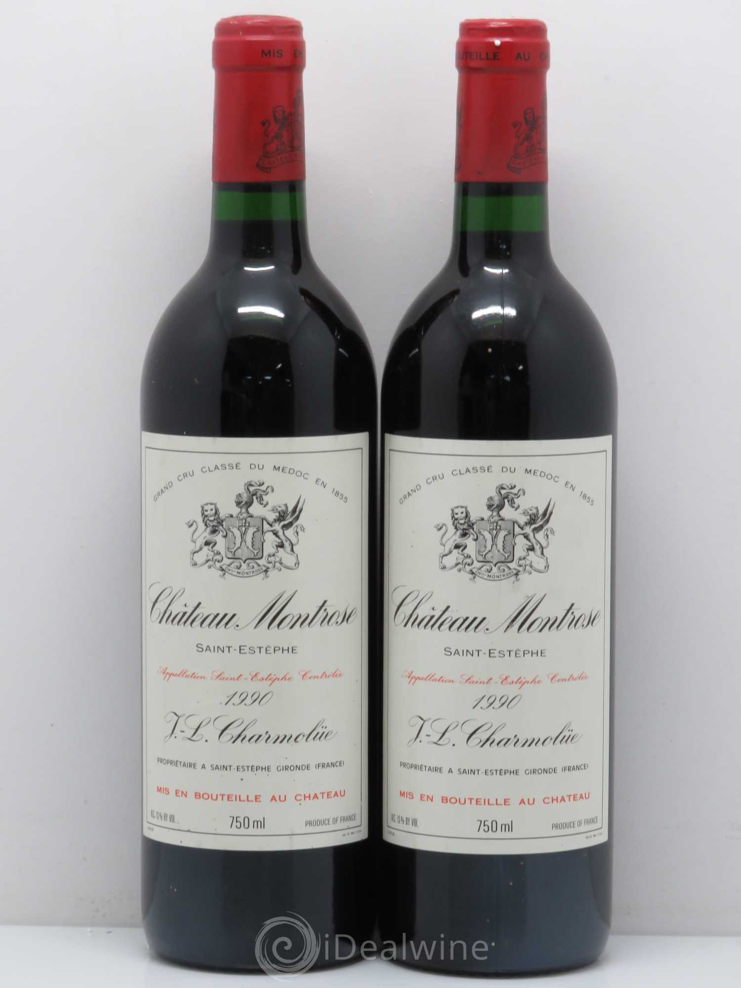 Château Montrose 2ème Grand Cru Classé 1990 - Lot de 4 bouteilles - 2