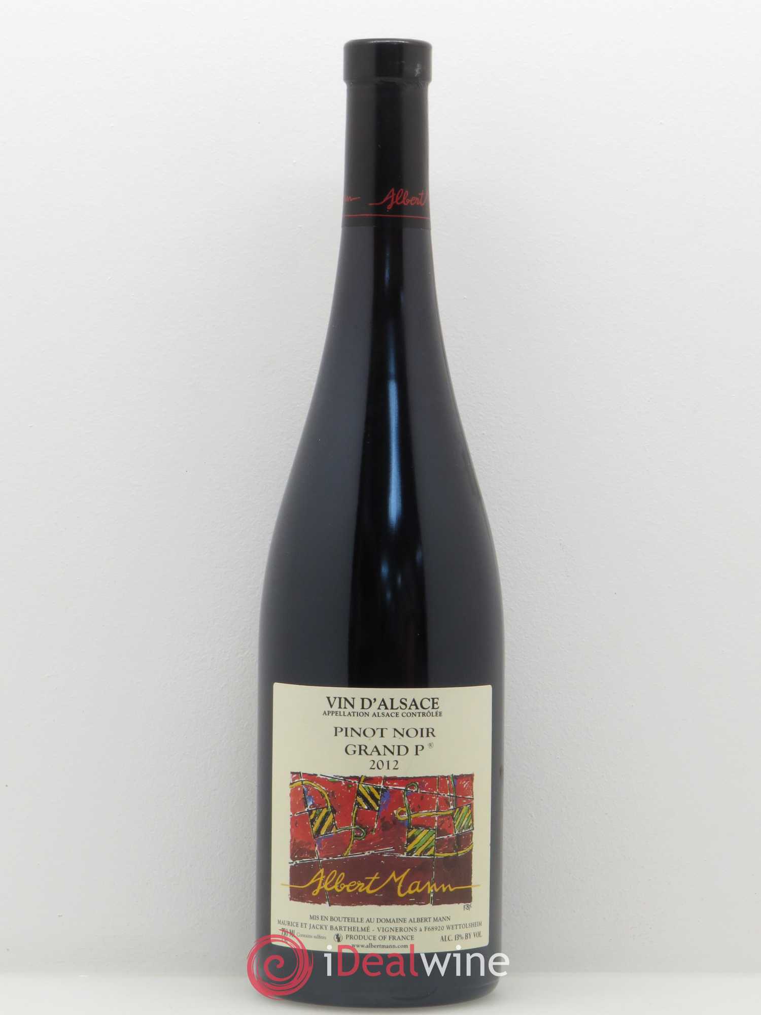 Alsace Pinot Noir Albert Mann Grand P 2012 - Posten von 1 Flasche - 0