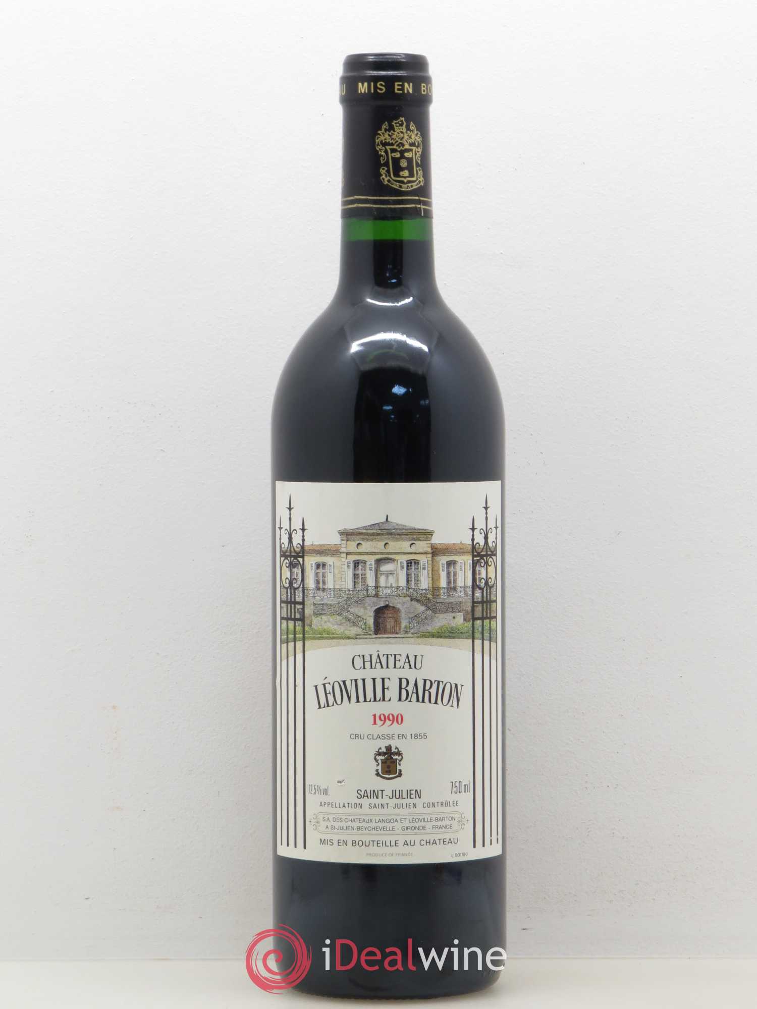 Château Léoville Barton 2ème Grand Cru Classé 1990 - Lot de 1 bouteille - 0