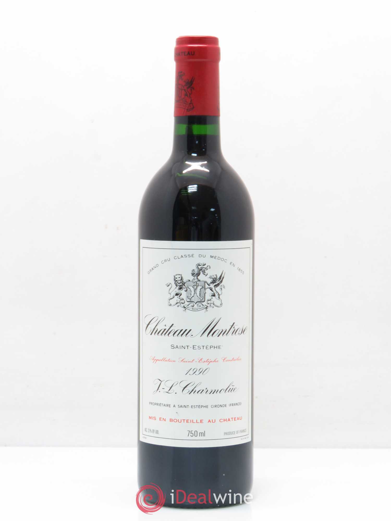 Château Montrose 2ème Grand Cru Classé 1990 - Lot de 1 bouteille - 0