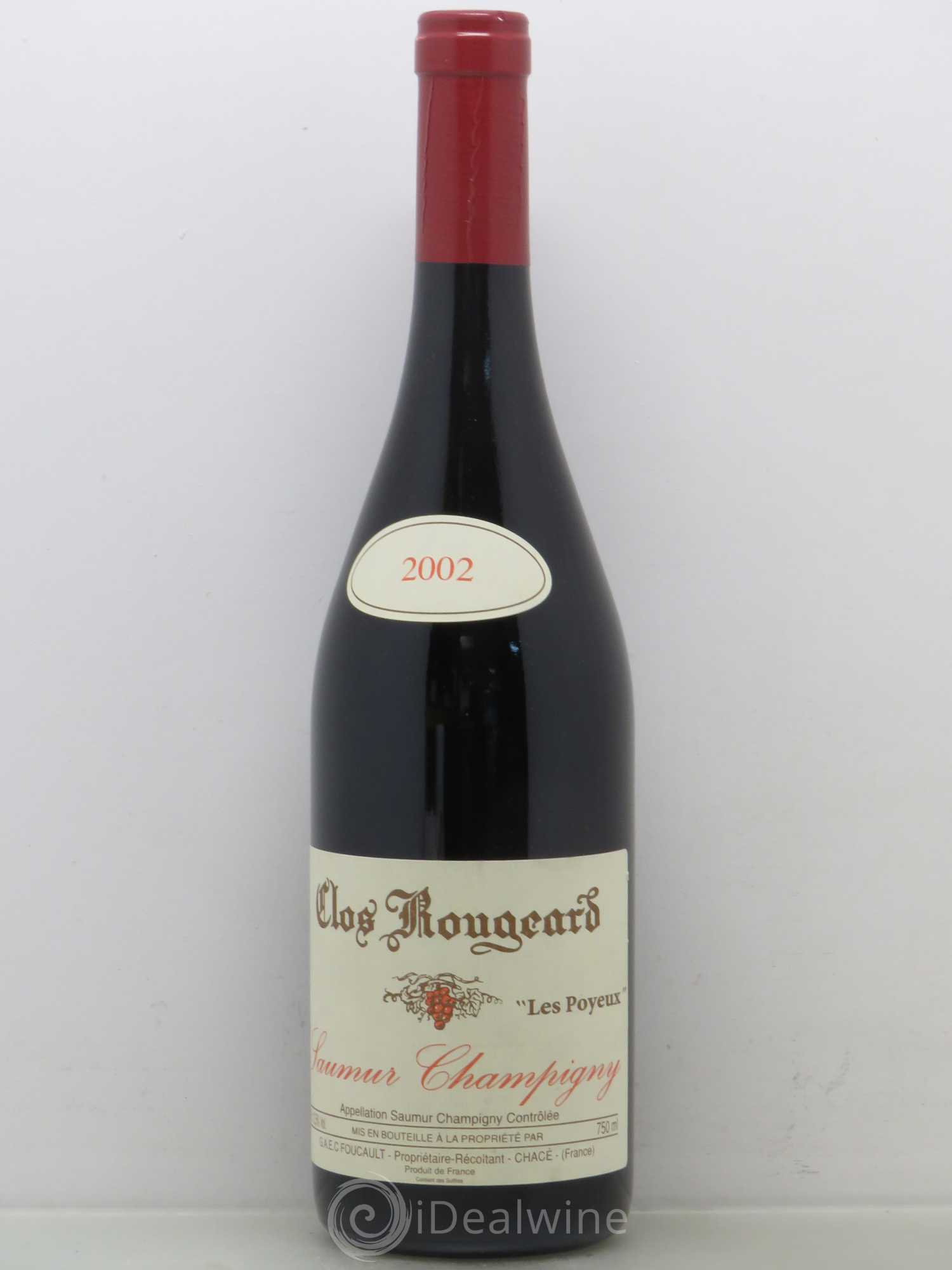 Saumur-Champigny Les Poyeux Clos Rougeard 2002 - Lot de 1 bouteille - 0