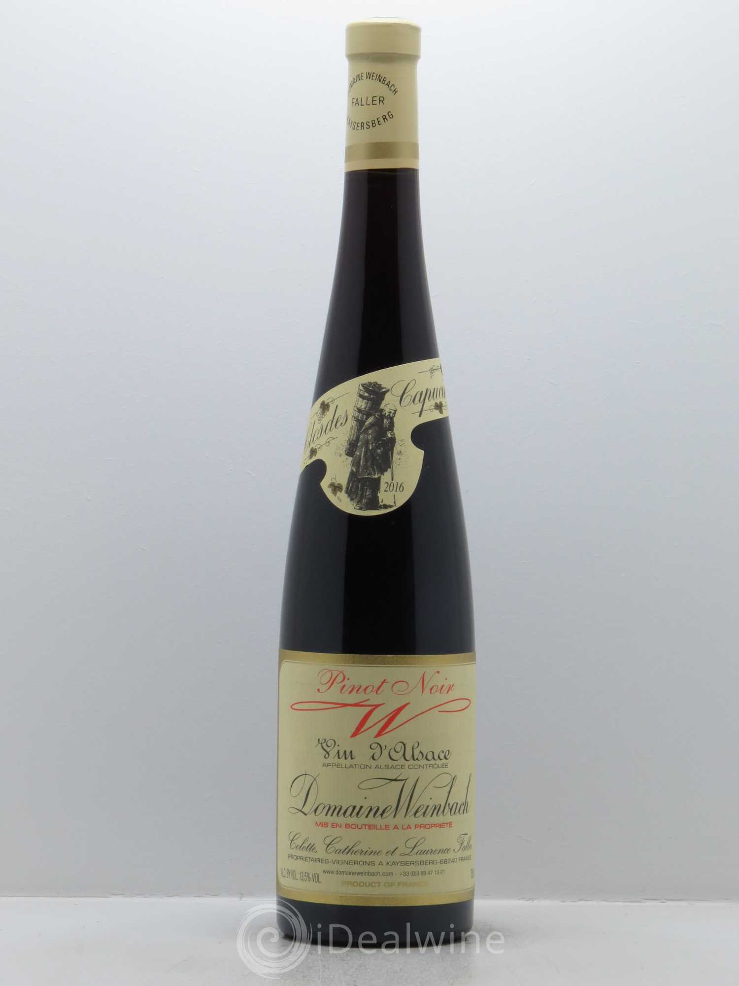 Alsace Pinot Noir W Weinbach (Domaine) 2016 - Lot de 1 bouteille - 0