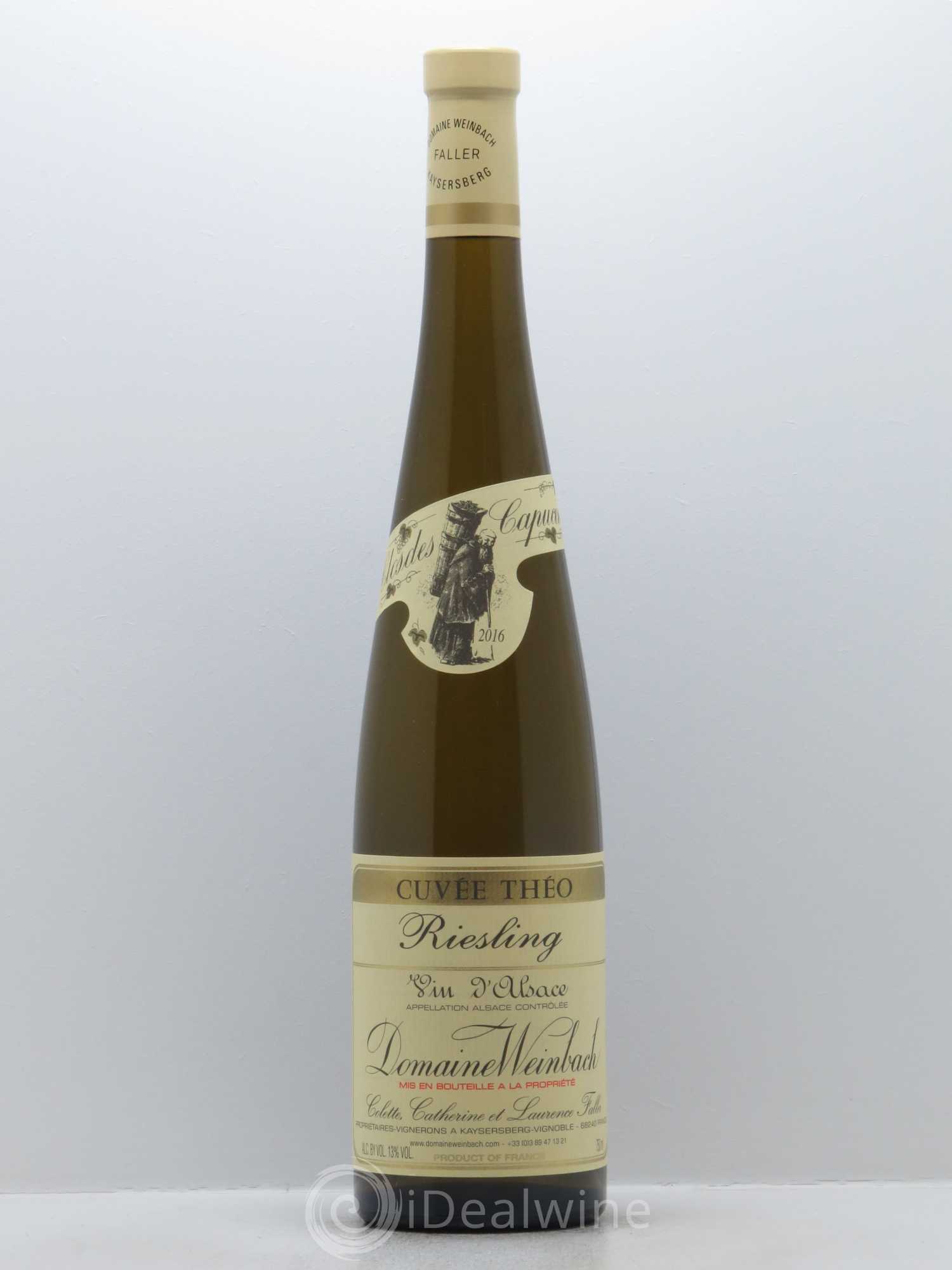Alsace Riesling Cuvée Théo Weinbach (Domaine) 2016 - Lot de 1 bouteille - 0