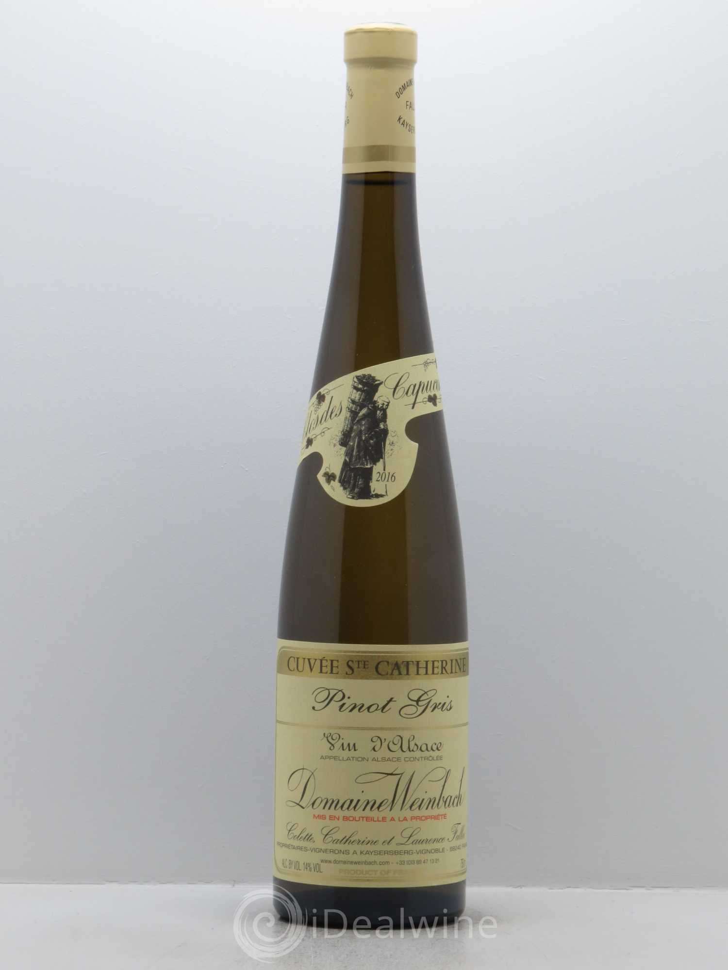 Alsace Pinot Gris Cuvée Sainte Catherine Weinbach (Domaine) 2016 - Lot de 1 bouteille - 0