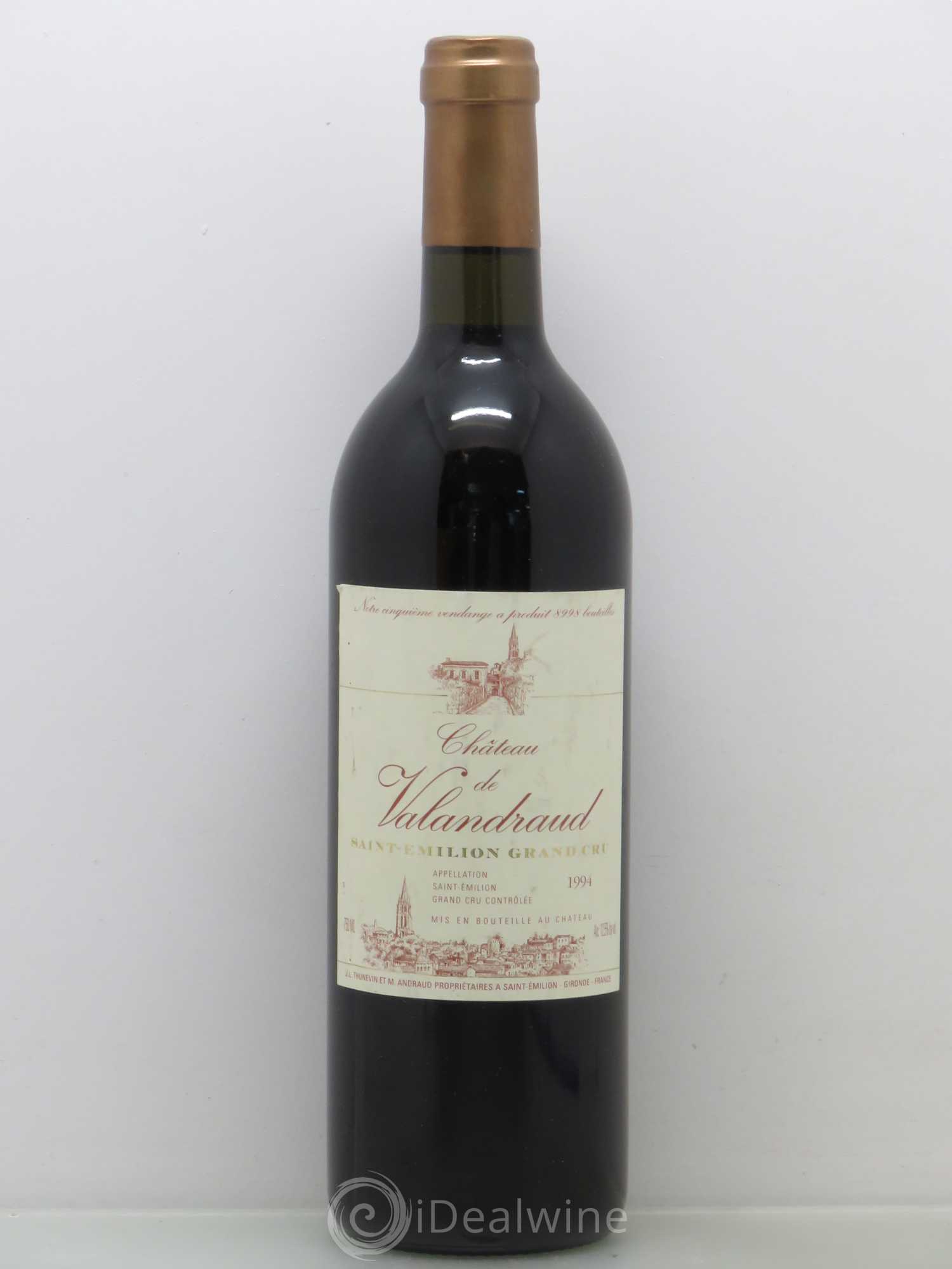 Château de Valandraud 1994 - Lot de 1 bouteille - 0