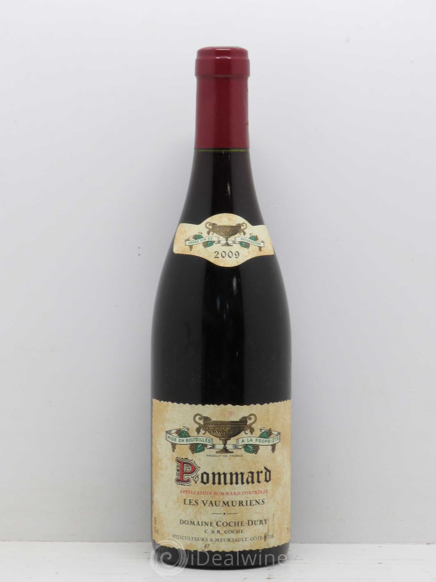 Pommard les Vaumuriens Coche Dury (Domaine) 2009 - Lot de 1 bouteille - 0