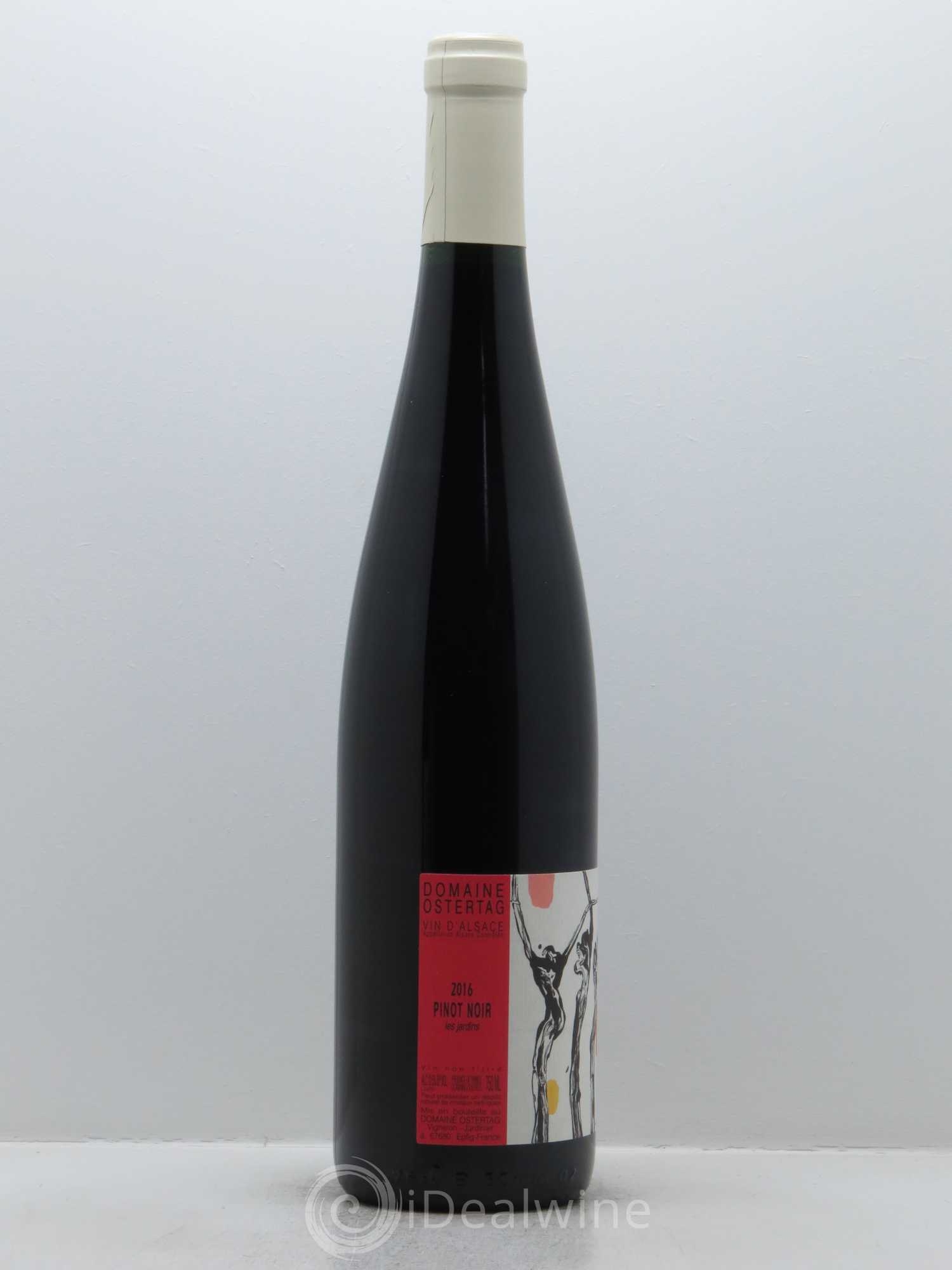 Alsace Pinot Noir Les Jardins Ostertag (Domaine) 2016 - Lot de 1 bouteille - 1