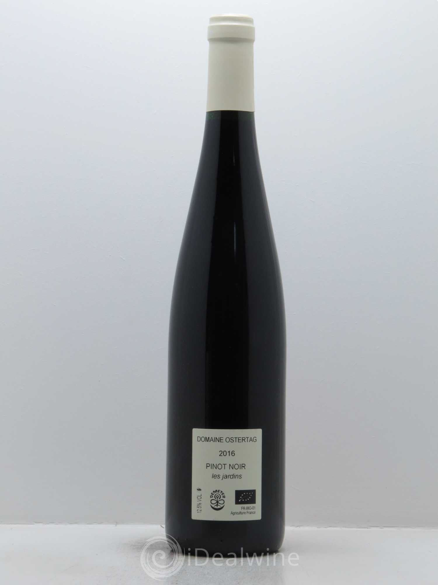 Alsace Pinot Noir Les Jardins Ostertag (Domaine) 2016 - Lot de 1 bouteille - 2