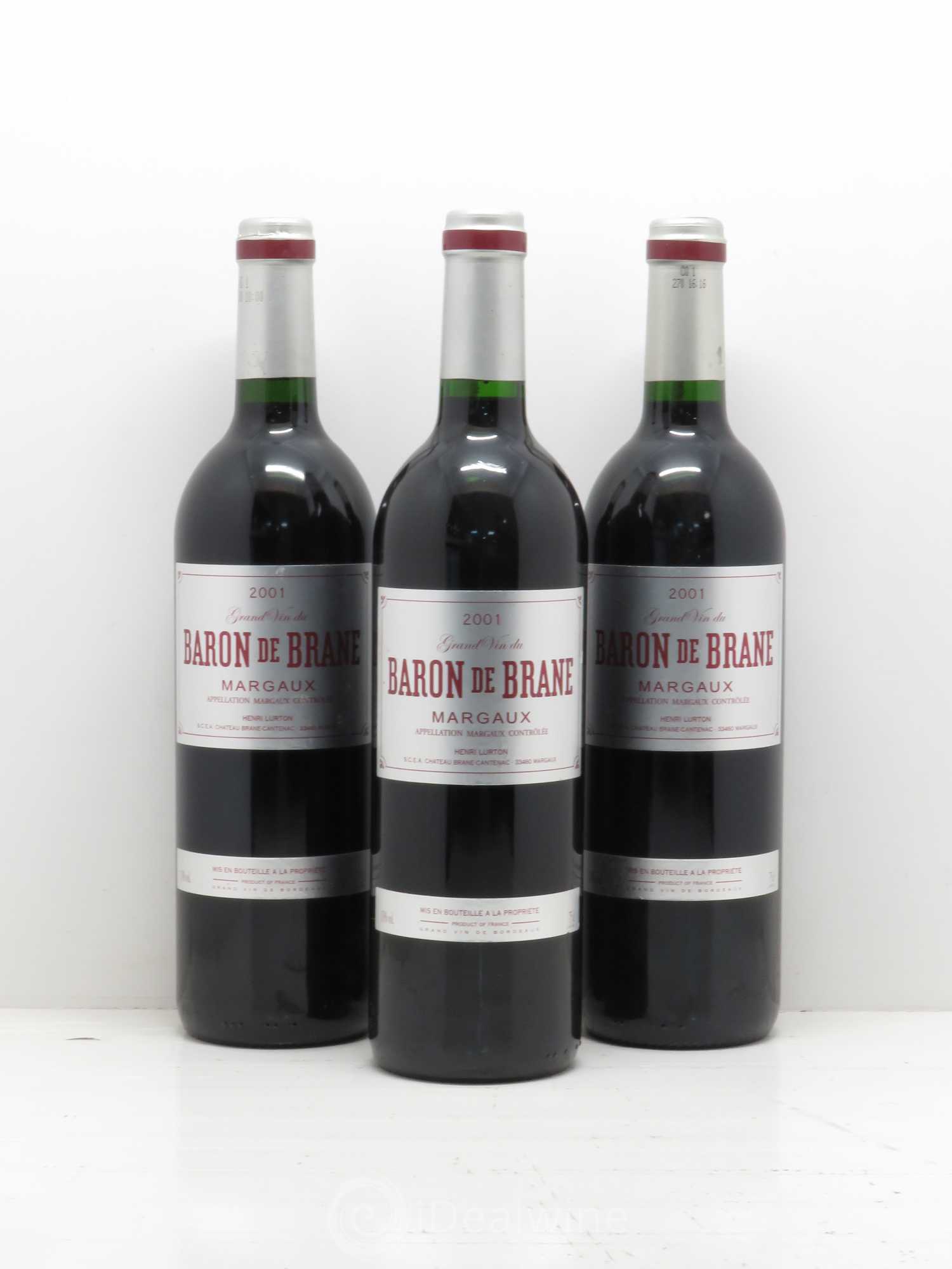 Baron de Brane Second Vin 2001 - Lot de 6 bouteilles - 1
