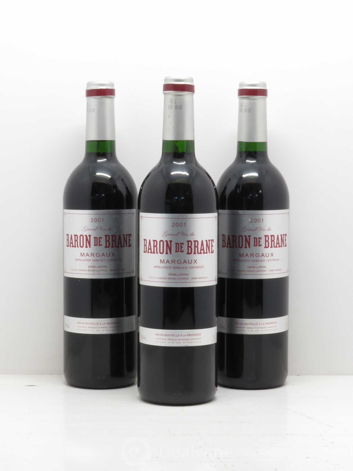 Baron de Brane Second Vin 2001 - Lot de 6 bouteilles - 2