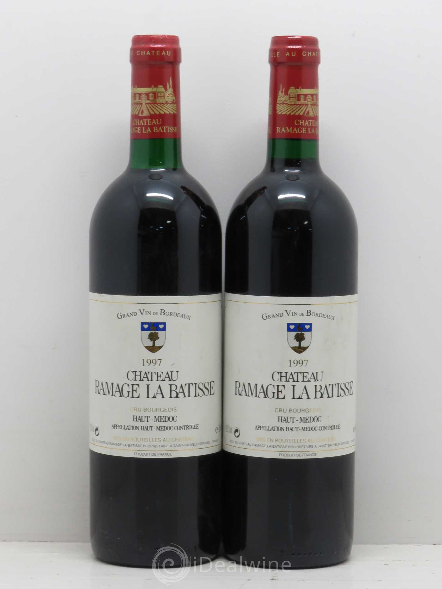 Château Ramage la Bâtisse Cru Bourgeois 1997 - Lot de 2 bouteilles - 0