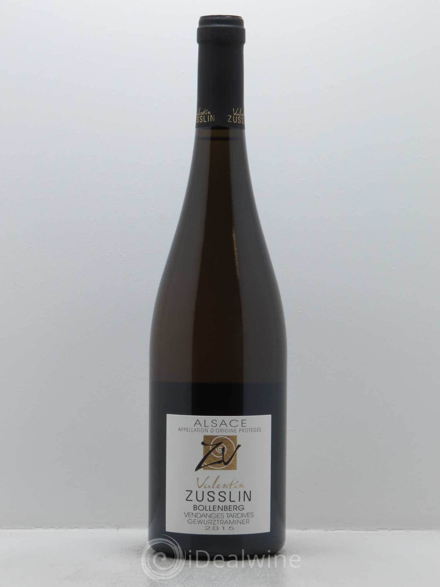 Alsace Gewurztraminer Bollenberg Vendanges Tardives Valentin Zusslin (Domaine) 2015 - Posten von 1 Flasche - 0